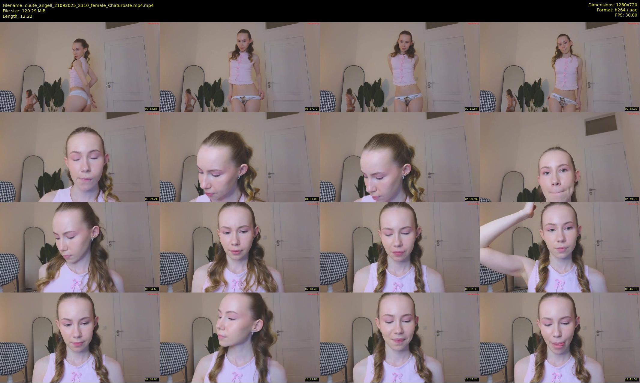 cuute_angell — 13 minute Chaturbate female cam show recording, 720p, Sep 21, 2025