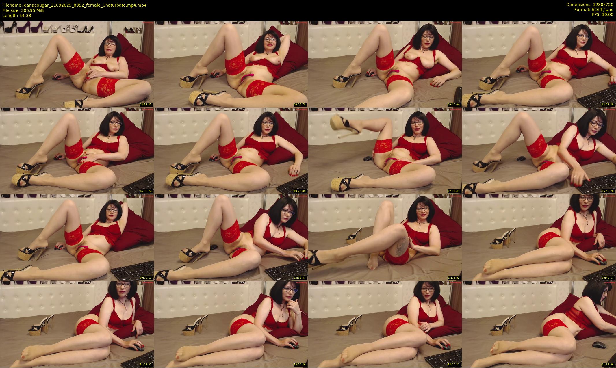 danacougar — 55 minute Chaturbate female cam show recording, 720p, Sep 21, 2025
