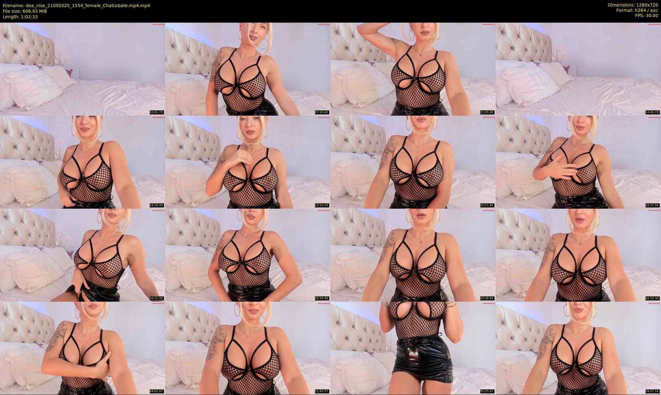 dee_nise — 63 minute Chaturbate female cam show recording, 720p, Sep 21, 2025