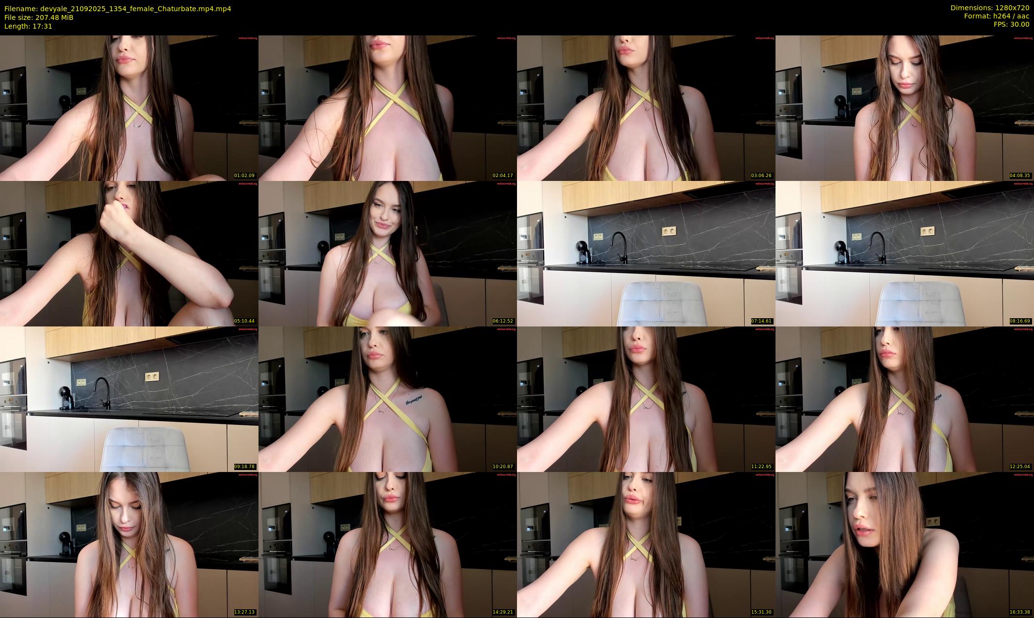 devyale — 18 minute Chaturbate female cam show recording, 720p, Sep 21, 2025