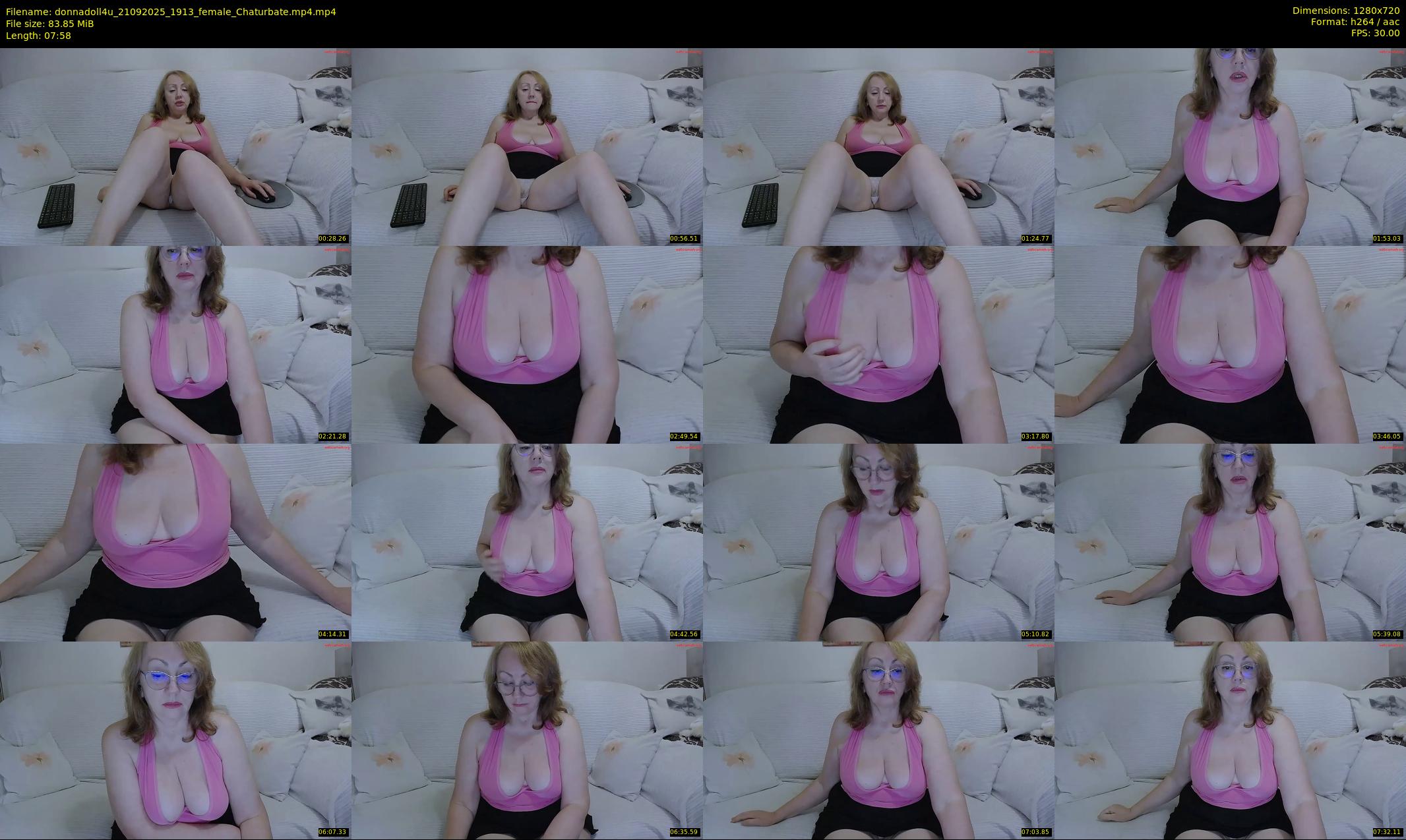 donnadoll4u — 8 minute Chaturbate female cam show recording, 720p, Sep 21, 2025
