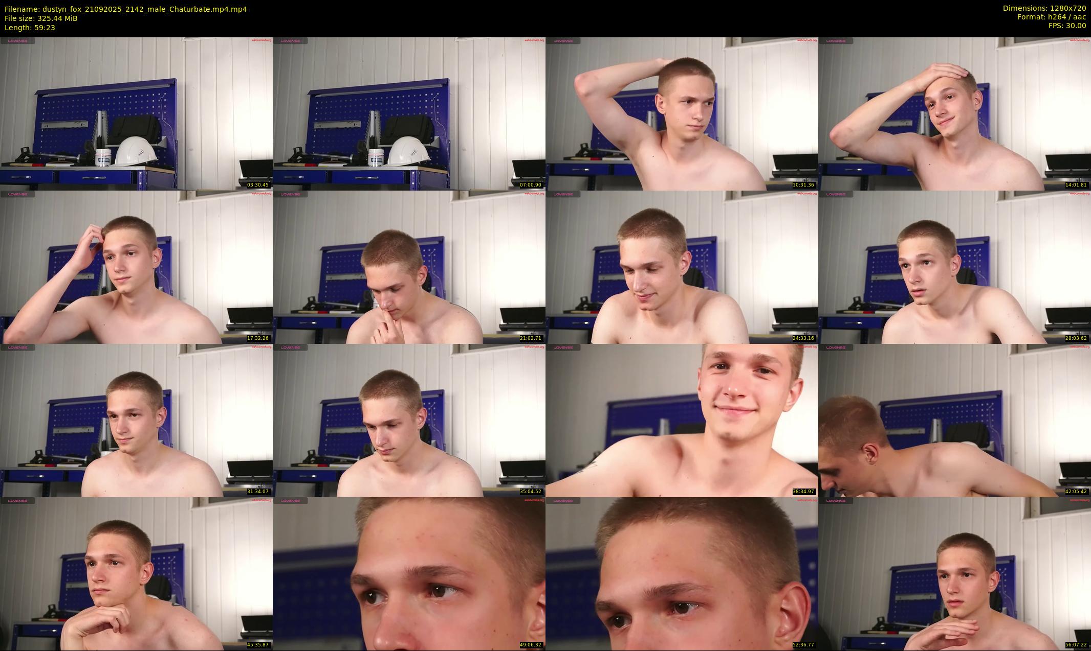 dustyn_fox — 60 minute Chaturbate male cam show recording, 720p, Sep 21, 2025