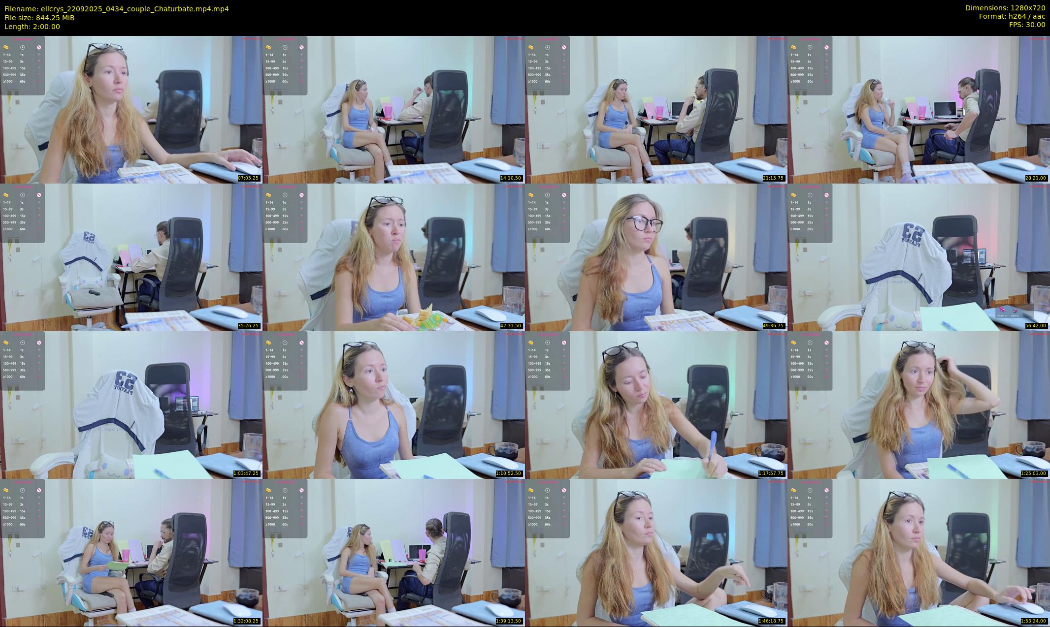 ellcrys — 120 minute Chaturbate couple cam show recording, 720p, Sep 22, 2025