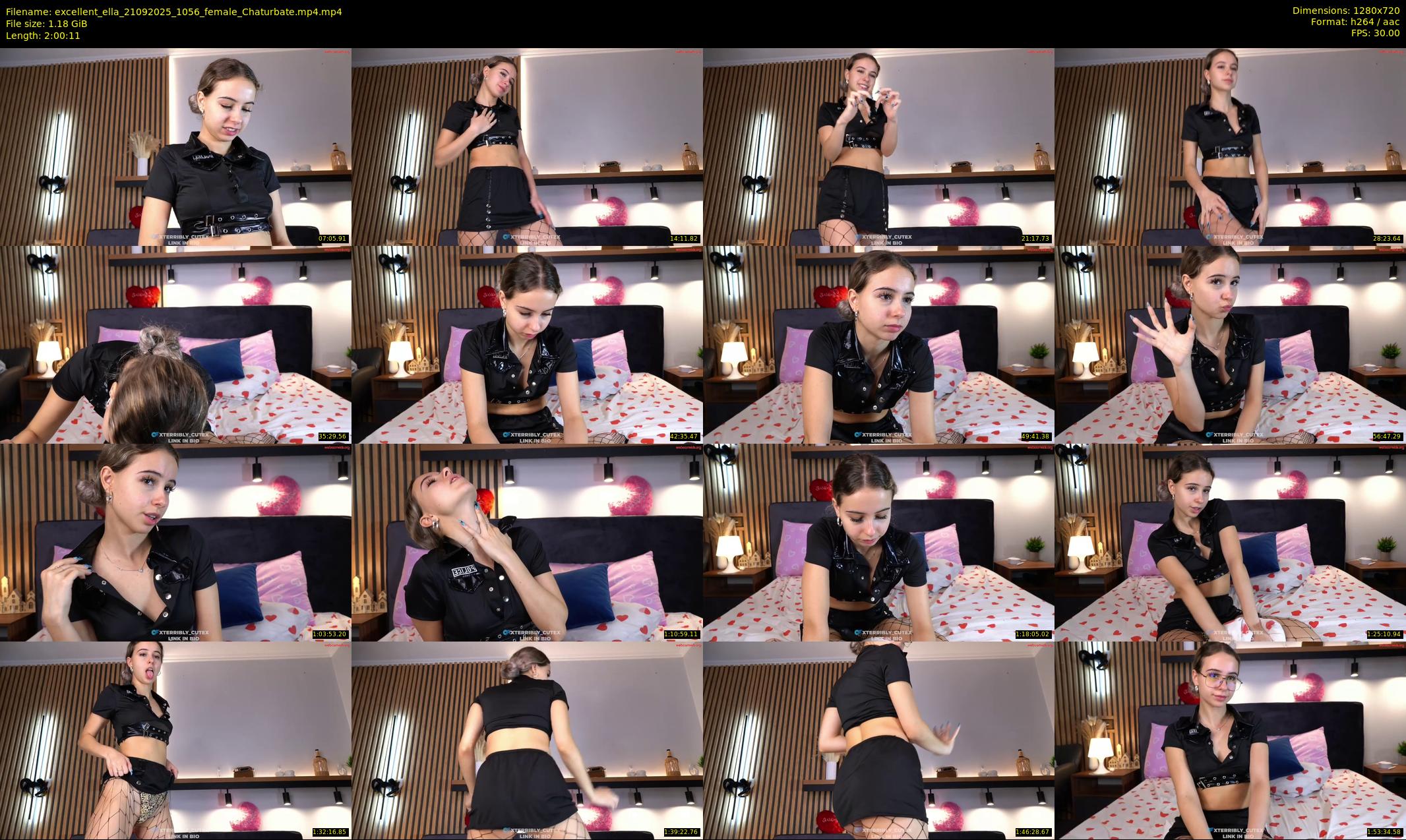 excellent_ella — 121 minute Chaturbate female cam show recording, 720p, Sep 21, 2025
