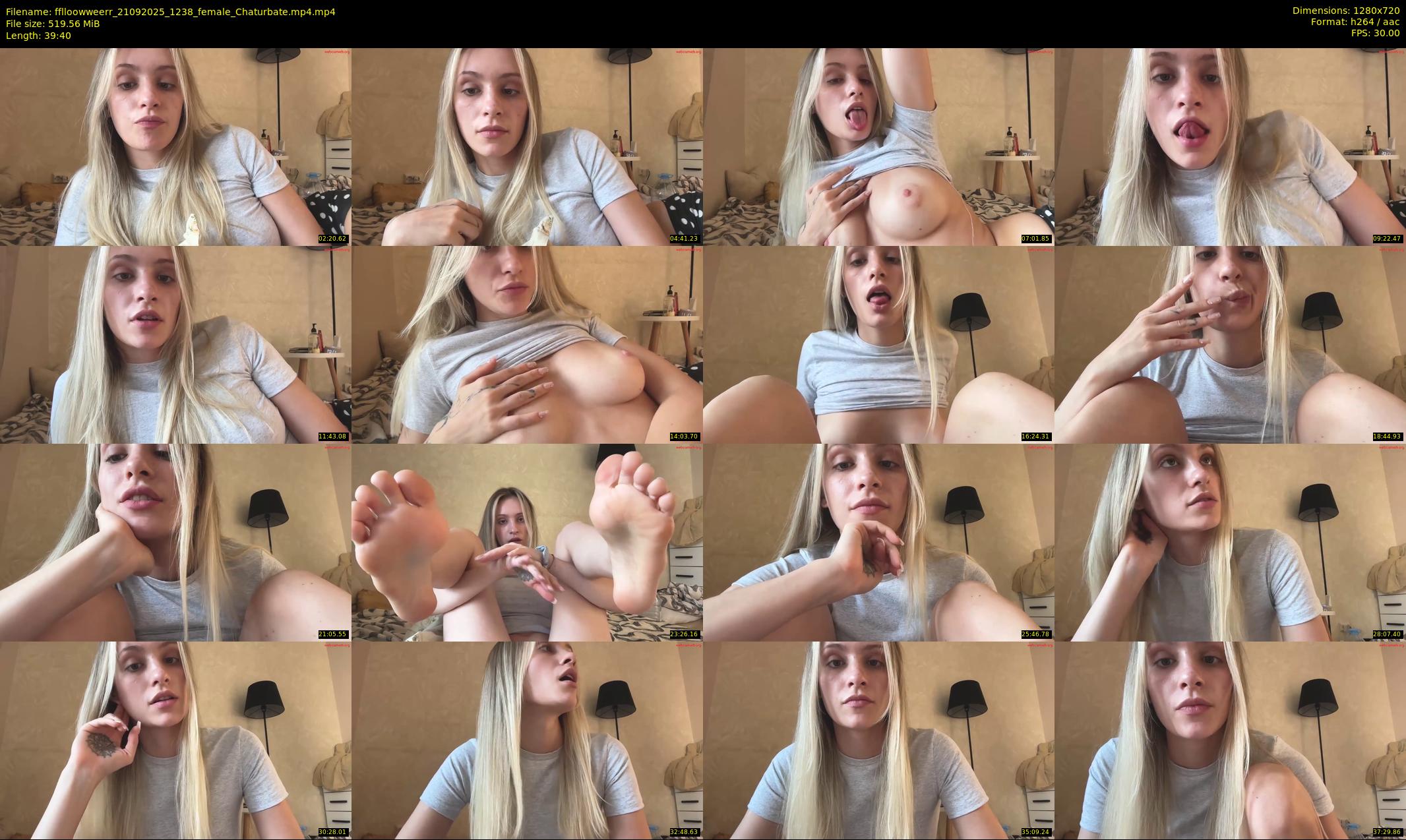 fflloowweerr — 40 minute Chaturbate couple cam show recording, 720p, Sep 21, 2025