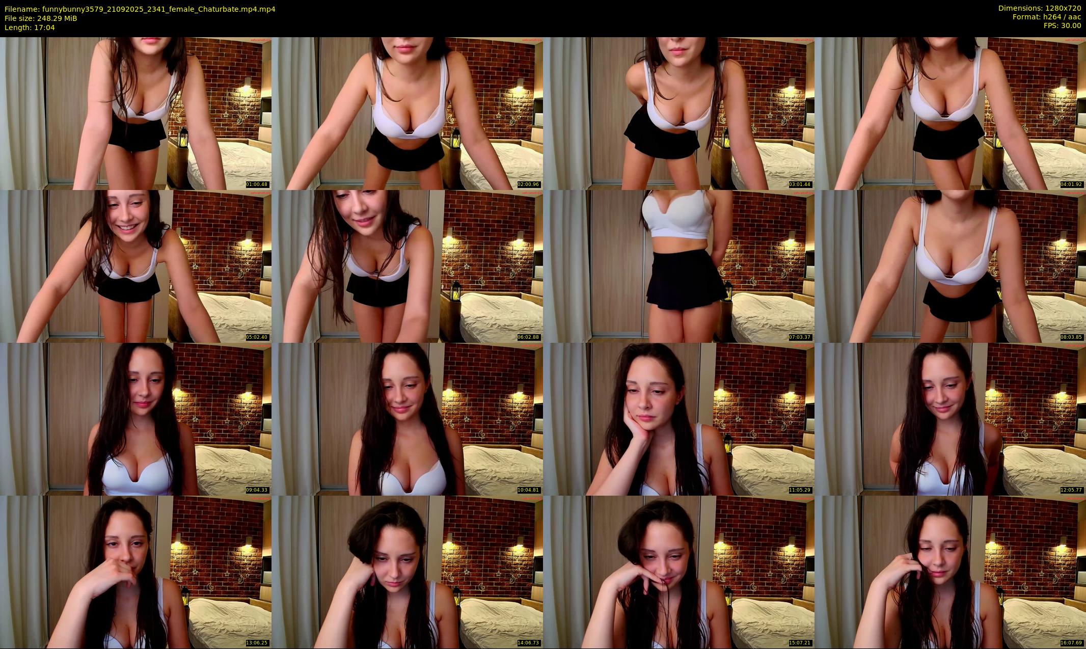 funnybunny3579 — 18 minute Chaturbate female cam show recording, 720p, Sep 21, 2025