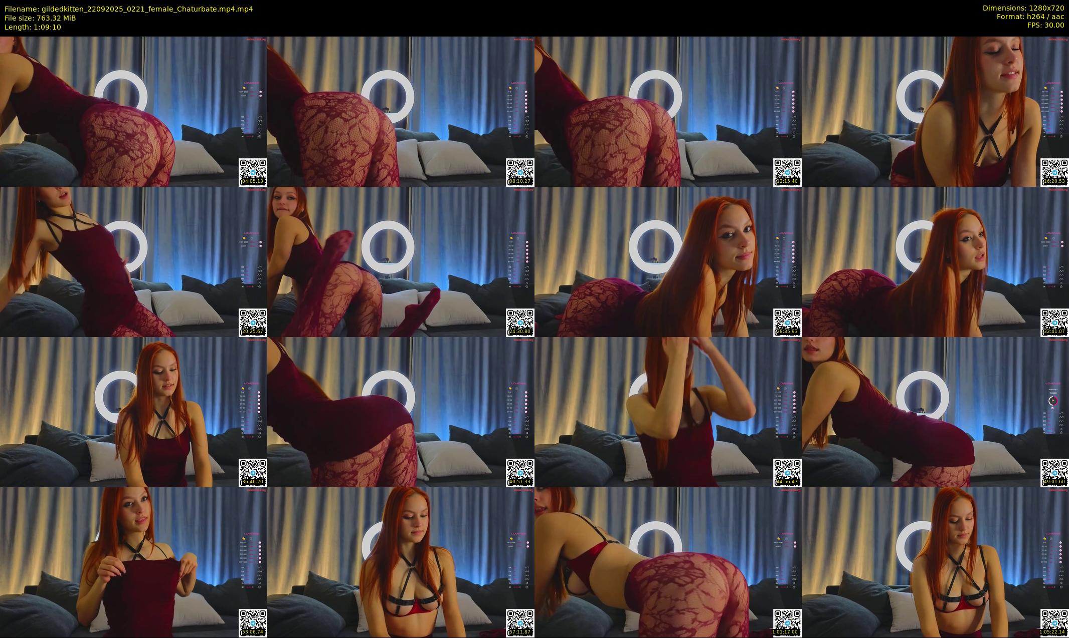 gildedkitten — 70 minute Chaturbate female cam show recording, 720p, Sep 22, 2025