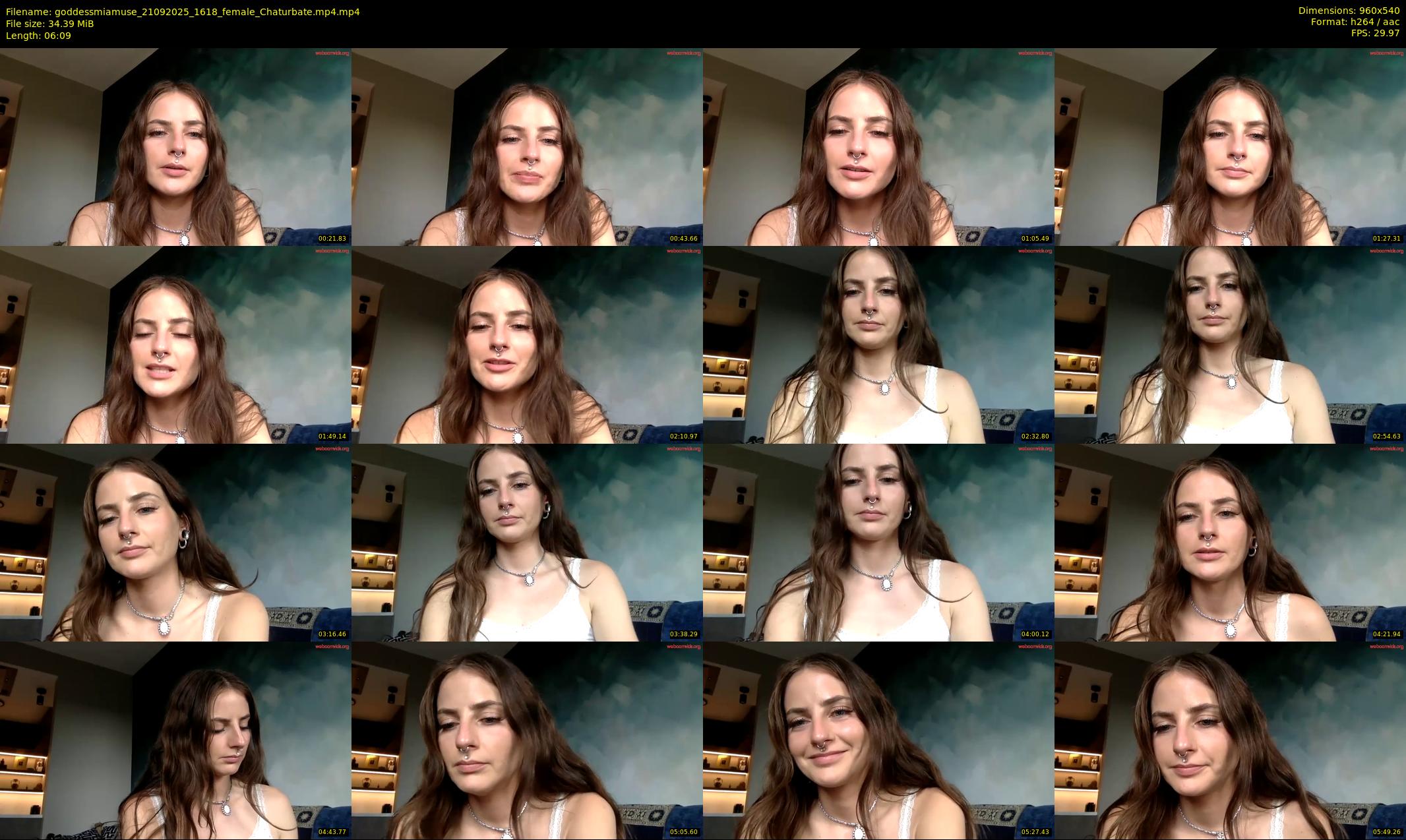 goddessmiamuse — 7 minute Chaturbate female cam show recording, 480p, Sep 21, 2025
