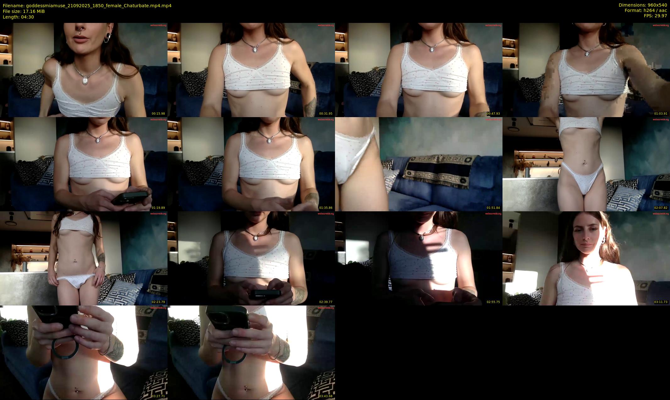 goddessmiamuse — 5 minute Chaturbate female cam show recording, 480p, Sep 21, 2025