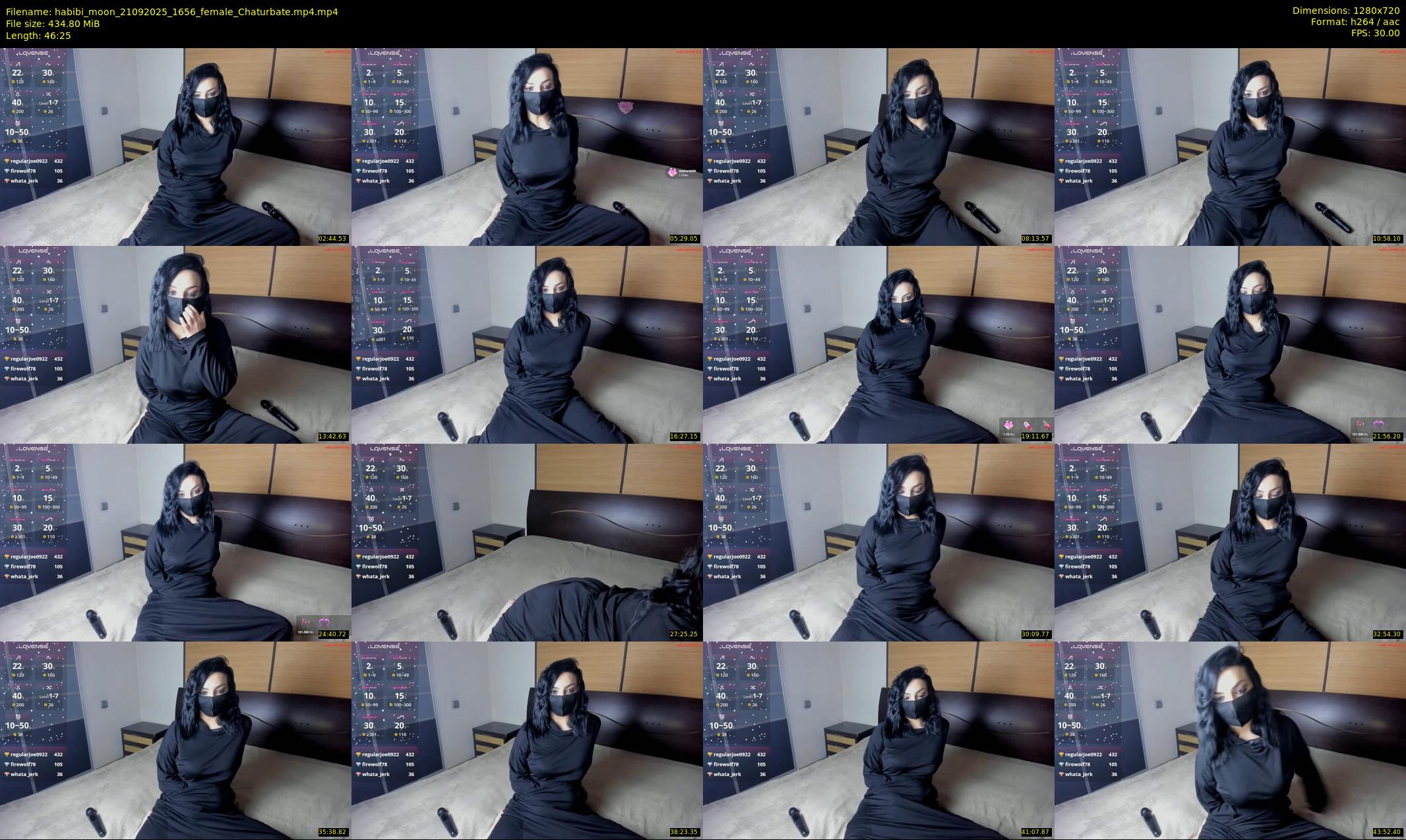 habibi_moon — 47 minute Chaturbate female cam show recording, 720p, Sep 21, 2025