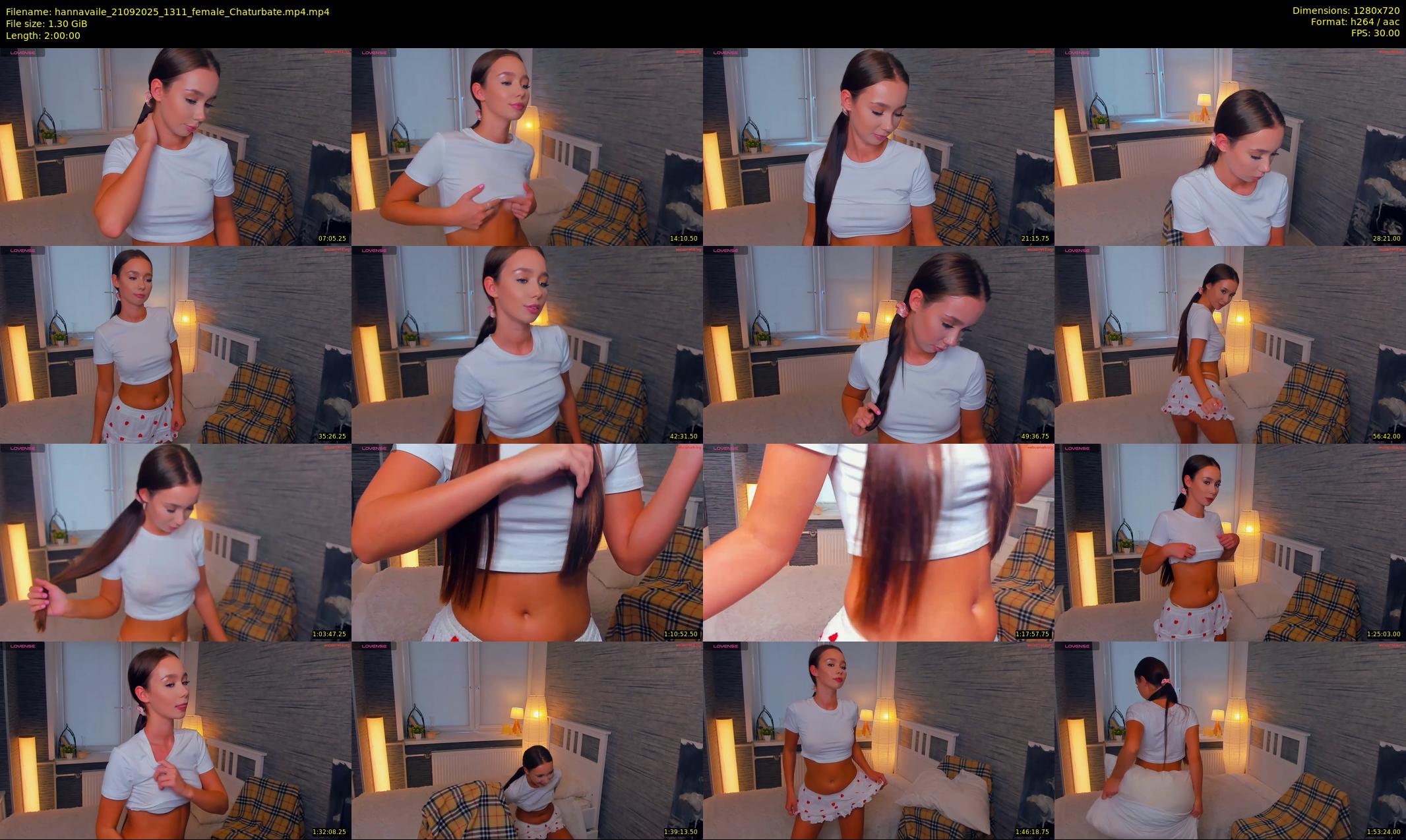 hannavaile — 120 minute Chaturbate female cam show recording, 720p, Sep 21, 2025