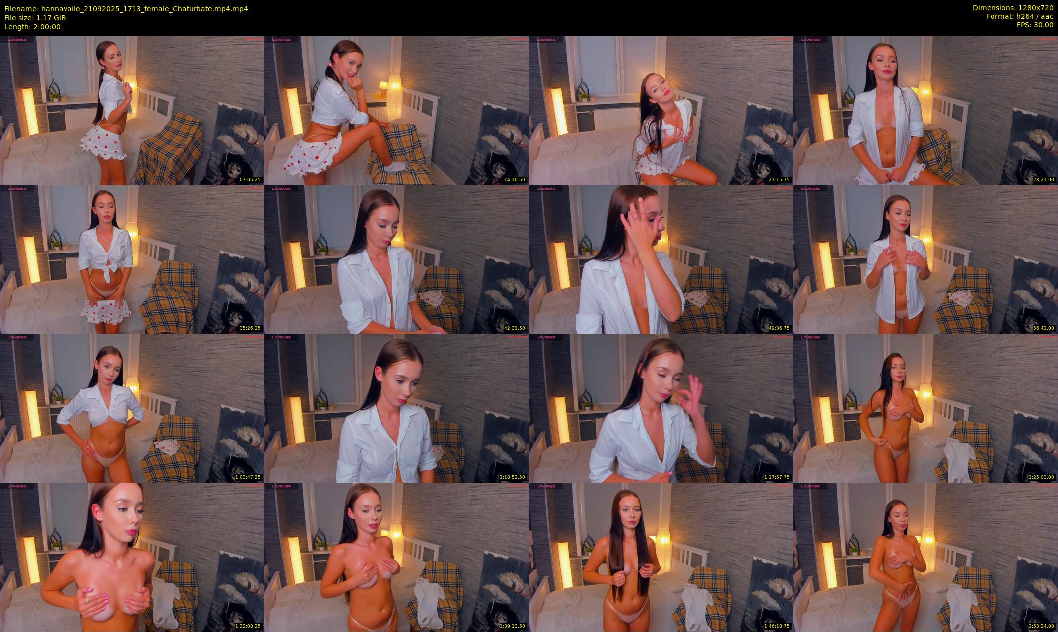hannavaile — 120 minute Chaturbate female cam show recording, 720p, Sep 21, 2025