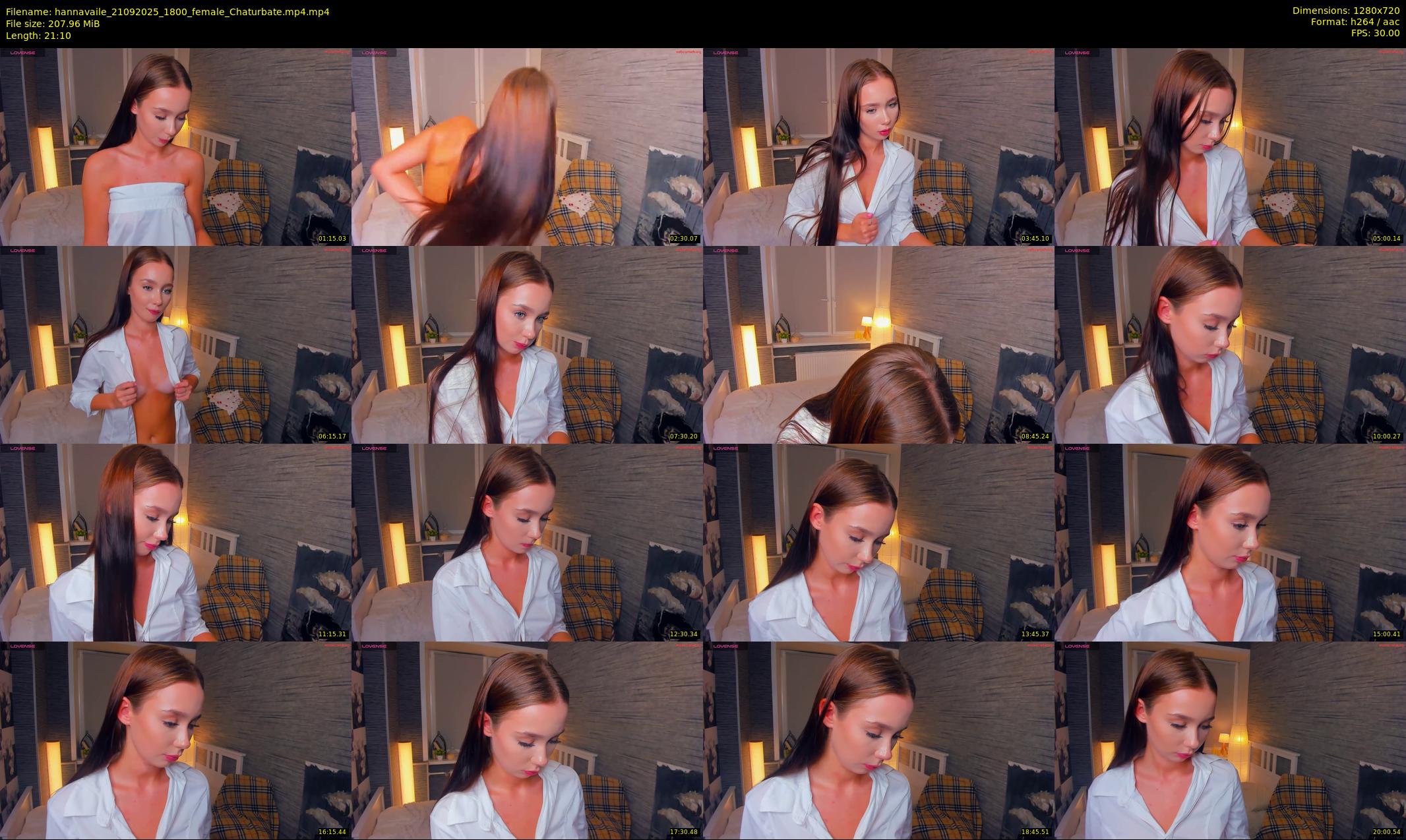 hannavaile — 22 minute Chaturbate female cam show recording, 720p, Sep 21, 2025