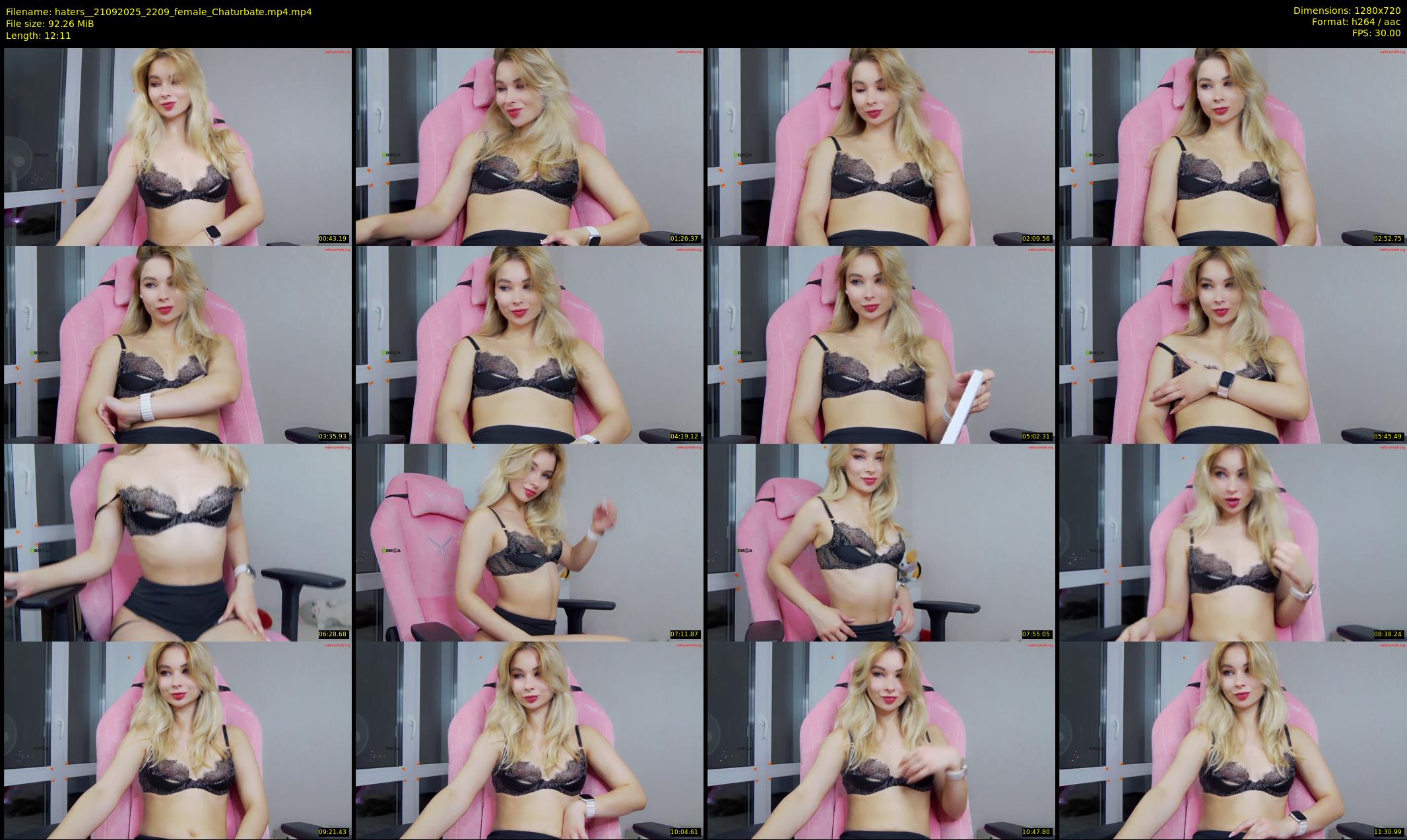 haters_ — 13 minute Chaturbate female cam show recording, 720p, Sep 21, 2025