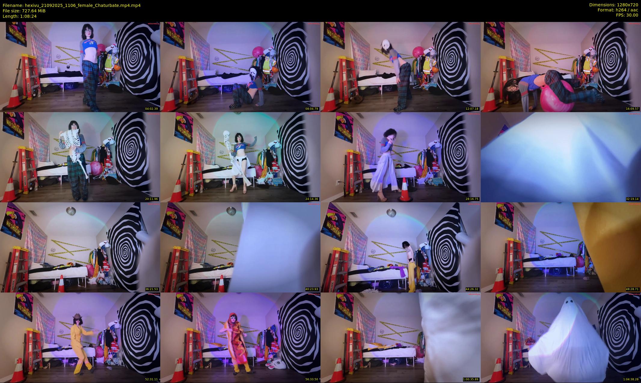 hexivu — 69 minute Chaturbate female cam show recording, 720p, Sep 21, 2025