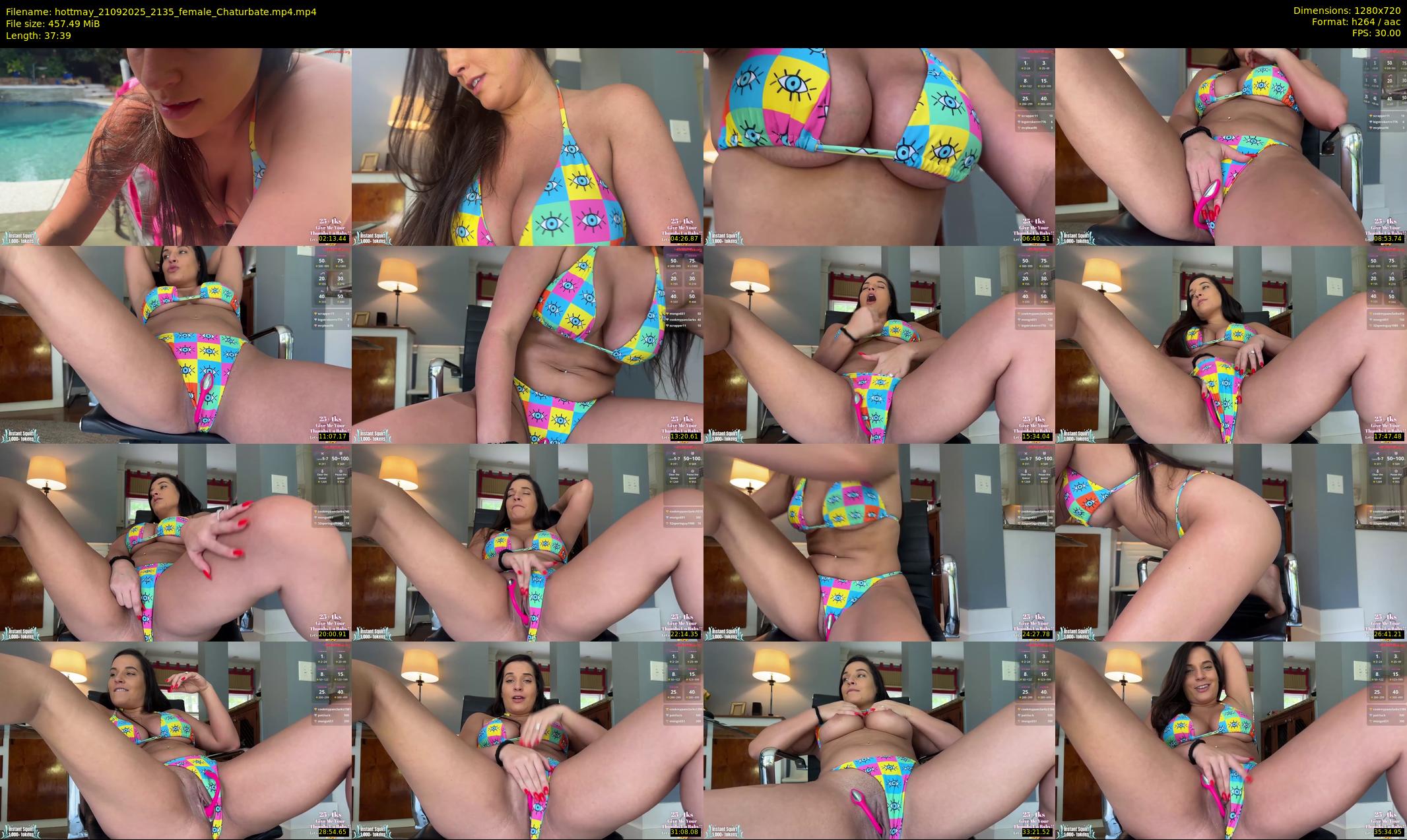 hottmay — 38 minute Chaturbate female cam show recording, 720p, Sep 21, 2025