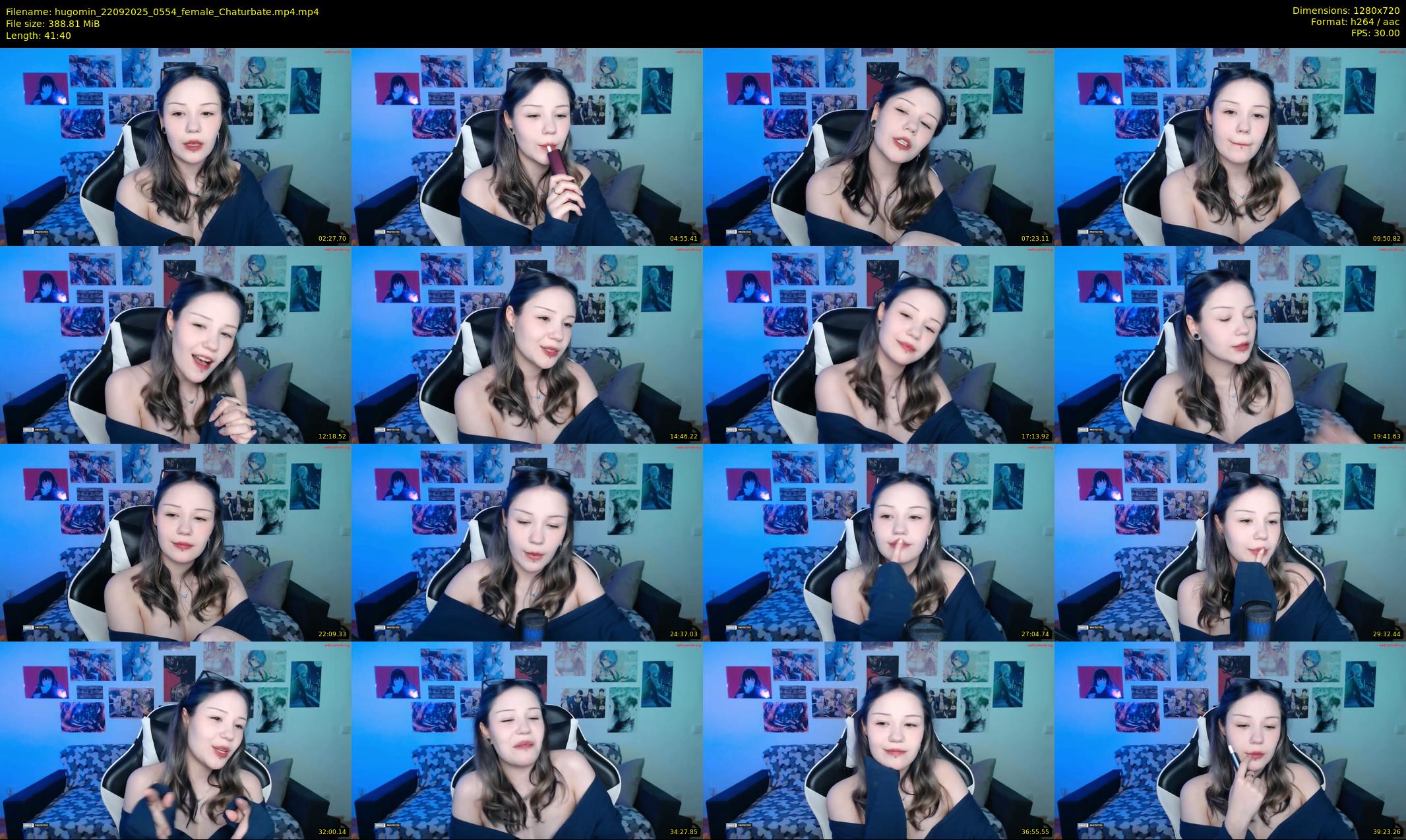 hugomin — 42 minute Chaturbate female cam show recording, 720p, Sep 22, 2025