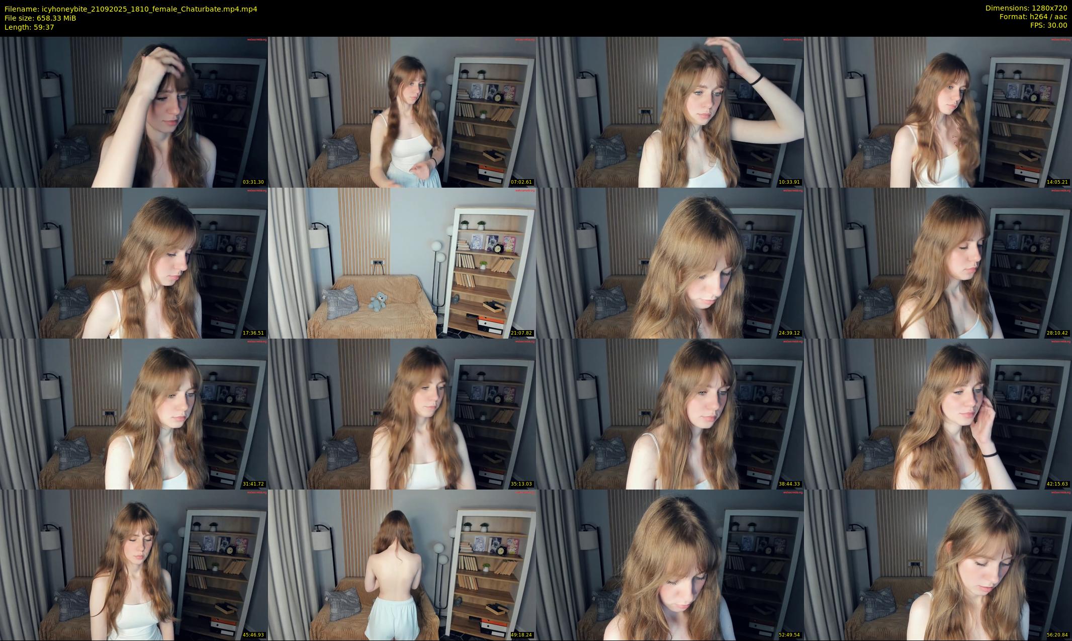 icyhoneybite — 60 minute Chaturbate female cam show recording, 720p, Sep 21, 2025