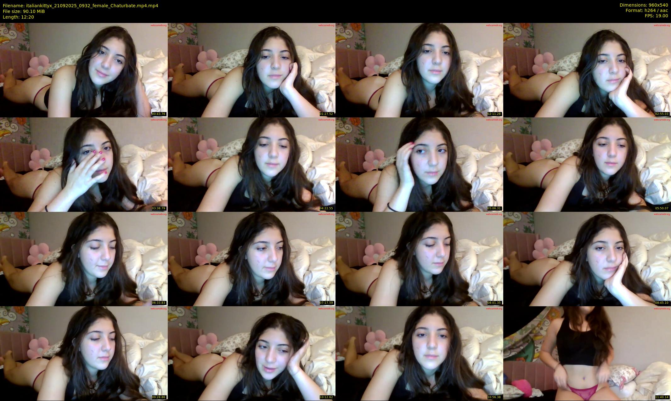 italiankittyx — 13 minute Chaturbate female cam show recording, 480p, Sep 21, 2025