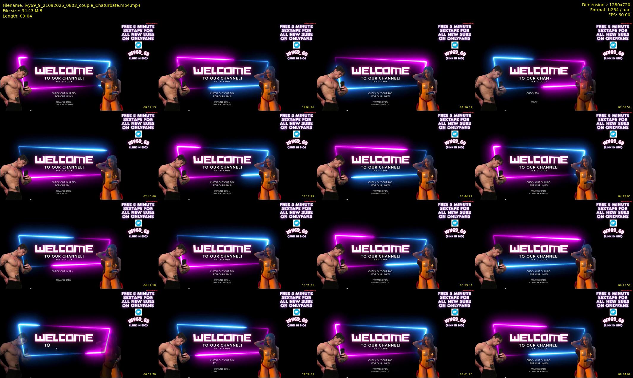 ivy69_9 — 10 minute Chaturbate couple cam show recording, 720p, Sep 21, 2025