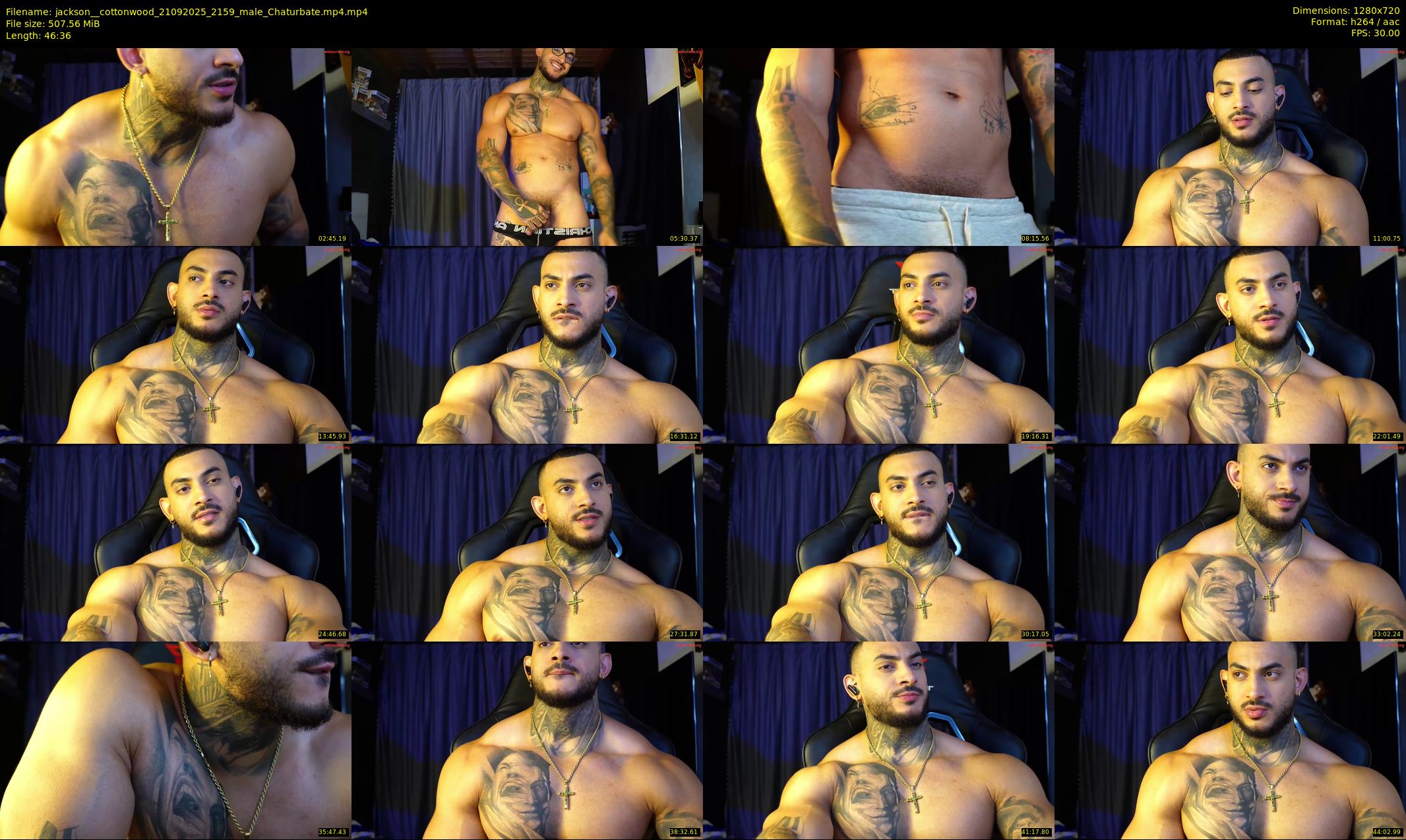 jackson__cottonwood — 47 minute Chaturbate male cam show recording, 720p, Sep 21, 2025