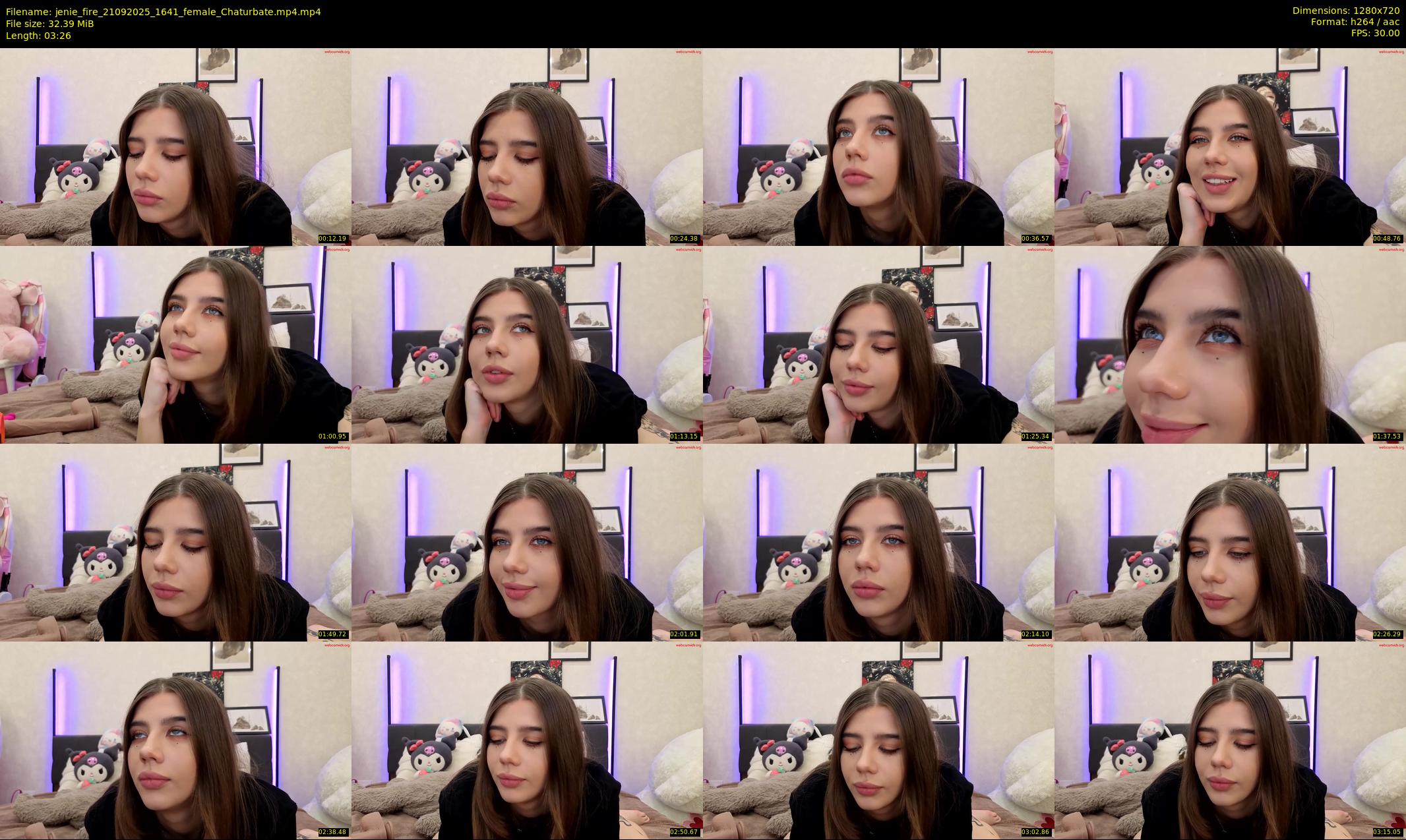 jenie_fire — 4 minute Chaturbate female cam show recording, 720p, Sep 21, 2025
