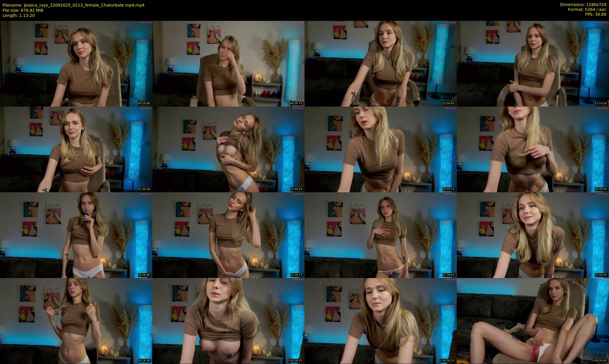 jessica_rays — 74 minute Chaturbate couple cam show recording, 720p, Sep 22, 2025