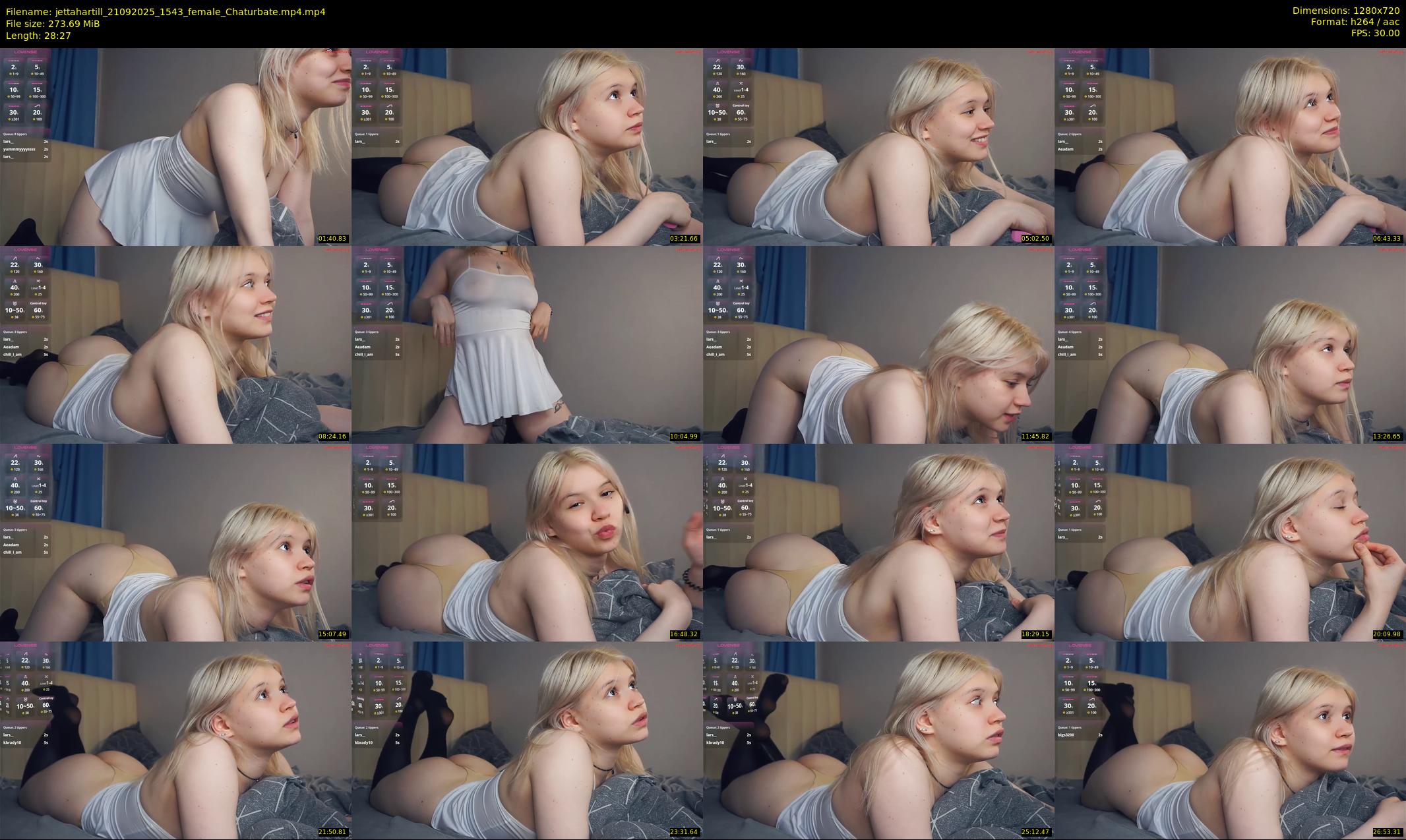 jettahartill — 29 minute Chaturbate female cam show recording, 720p, Sep 21, 2025