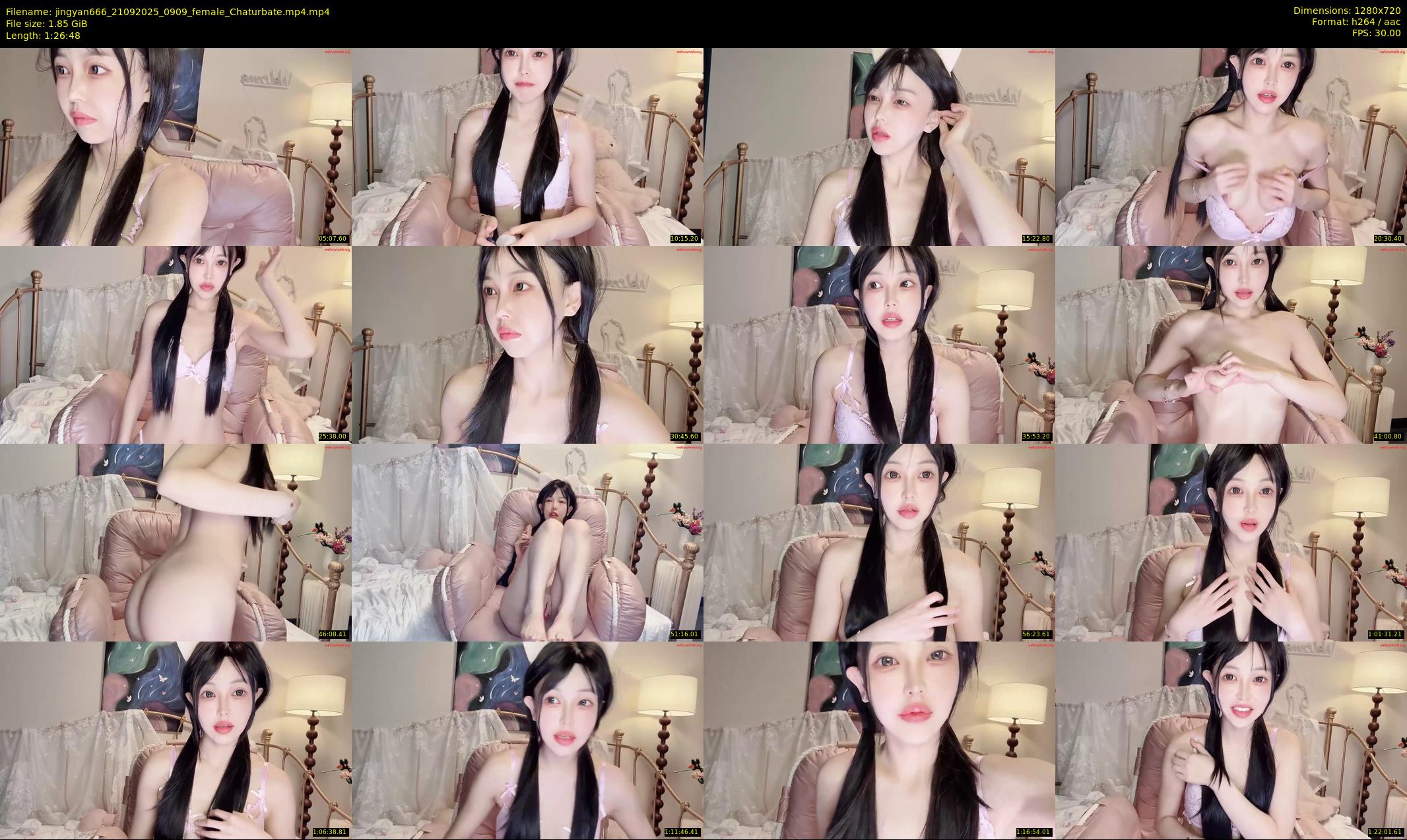 jingyan666 — 87 minute Chaturbate female cam show recording, 720p, Sep 21, 2025