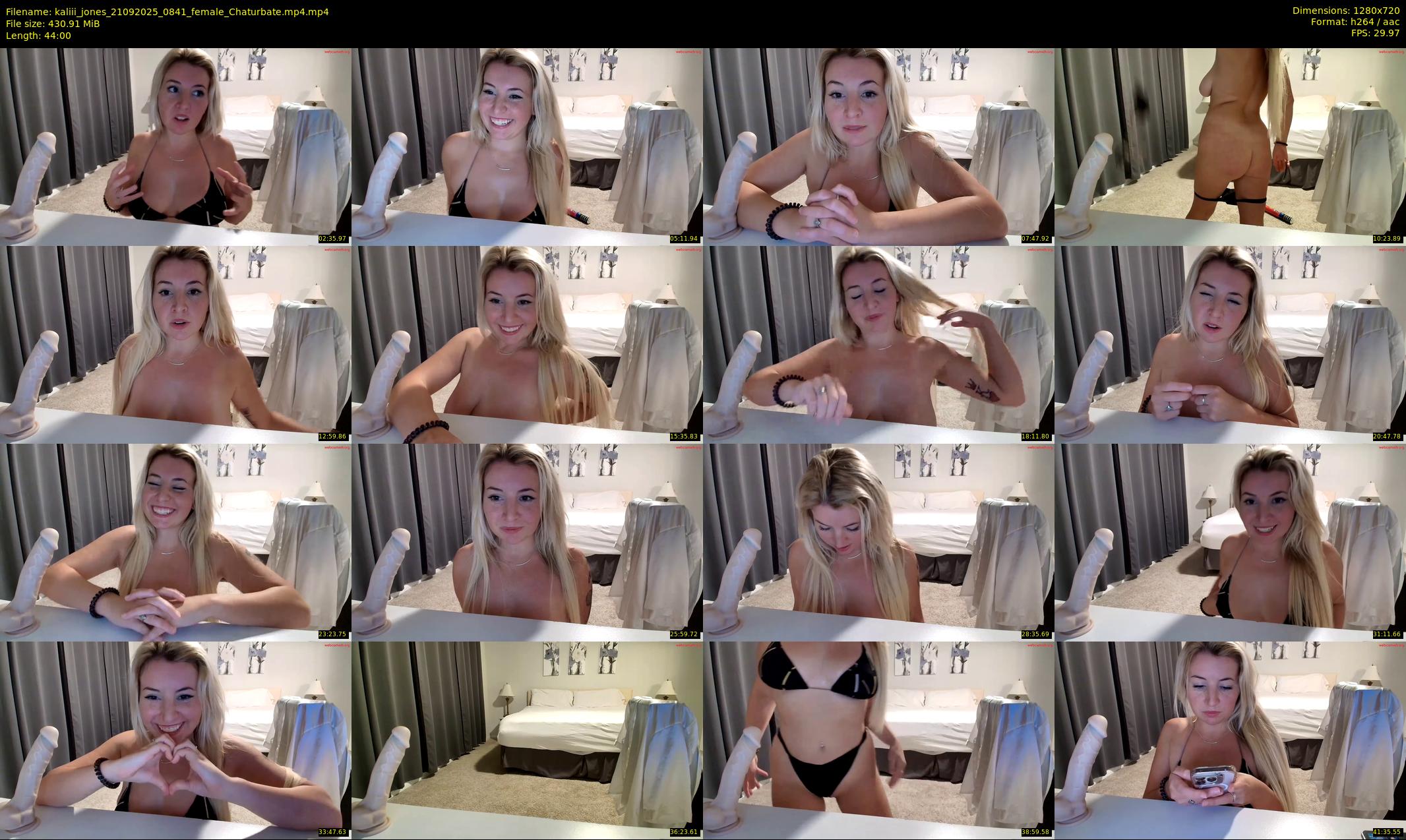 kaliii_jones — 44 minute Chaturbate female cam show recording, 720p, Sep 21, 2025