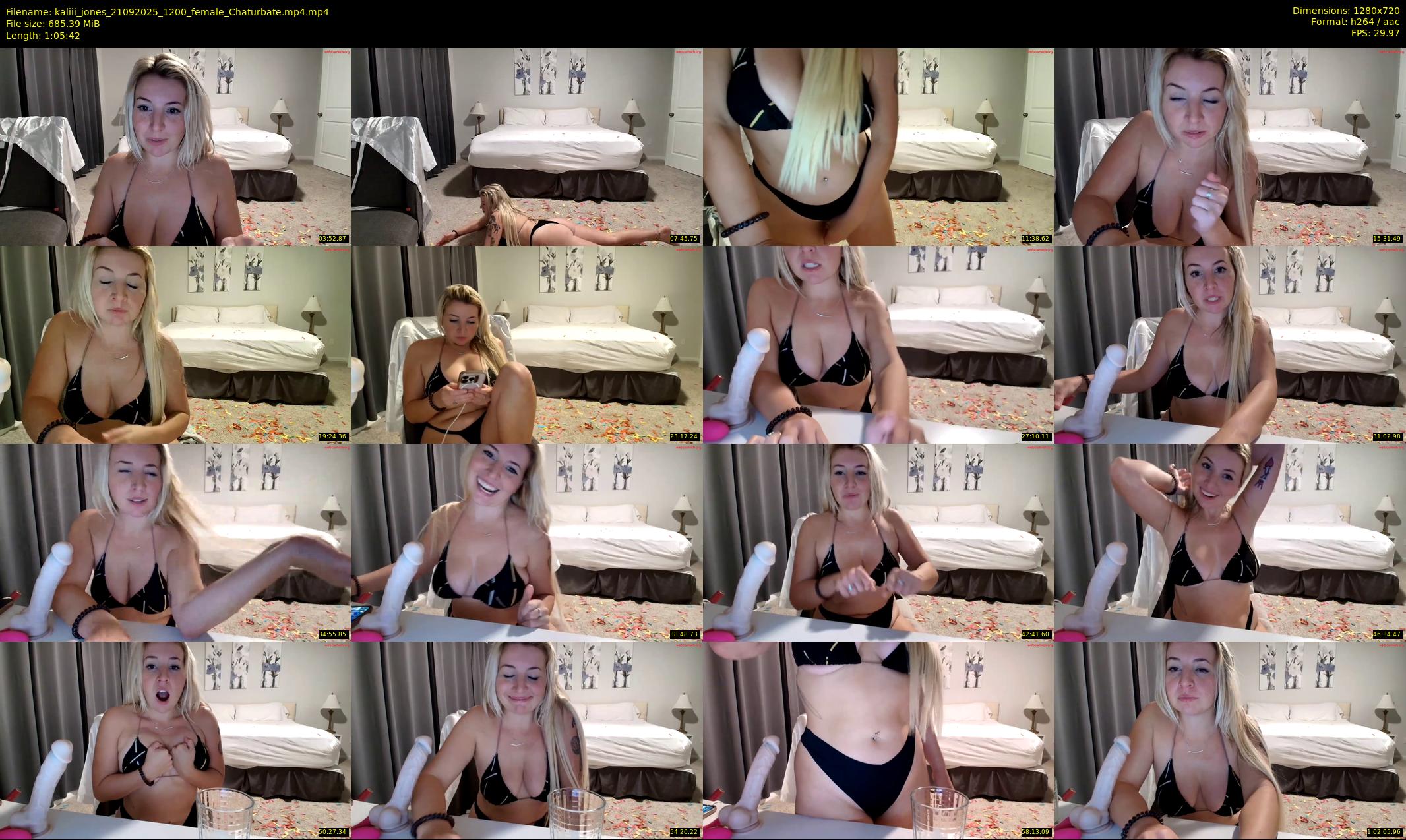 kaliii_jones — 66 minute Chaturbate female cam show recording, 720p, Sep 21, 2025
