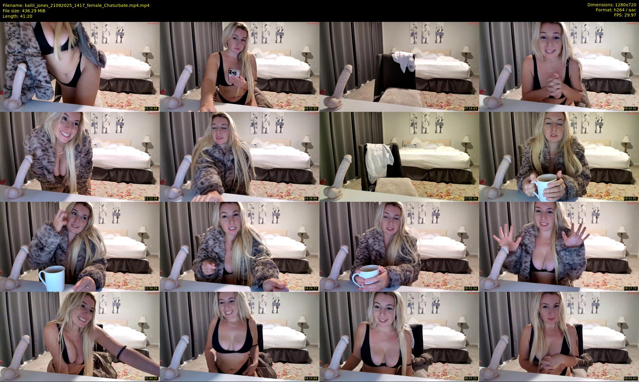 kaliii_jones — 42 minute Chaturbate female cam show recording, 720p, Sep 21, 2025