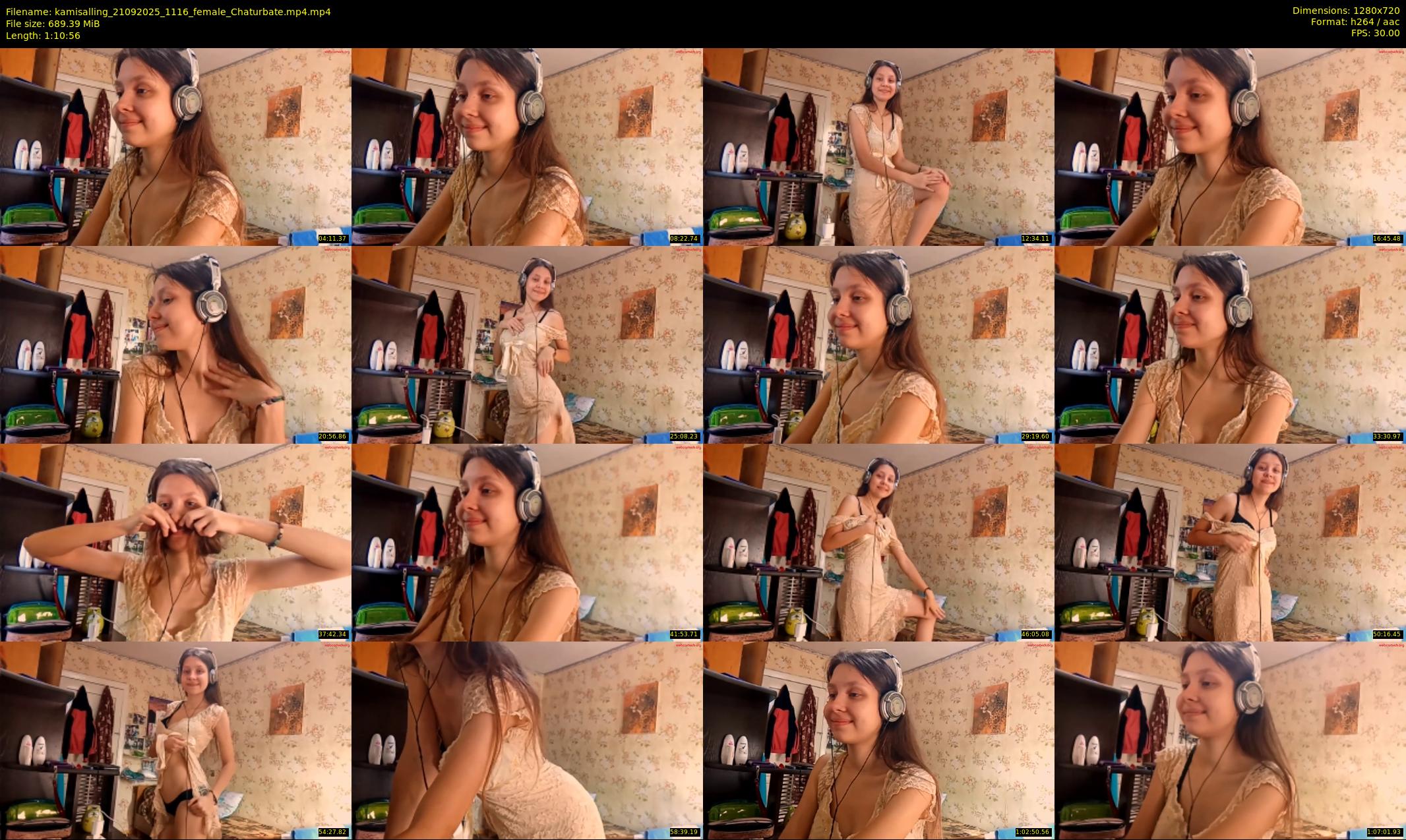 kamisalling — 71 minute Chaturbate female cam show recording, 720p, Sep 21, 2025