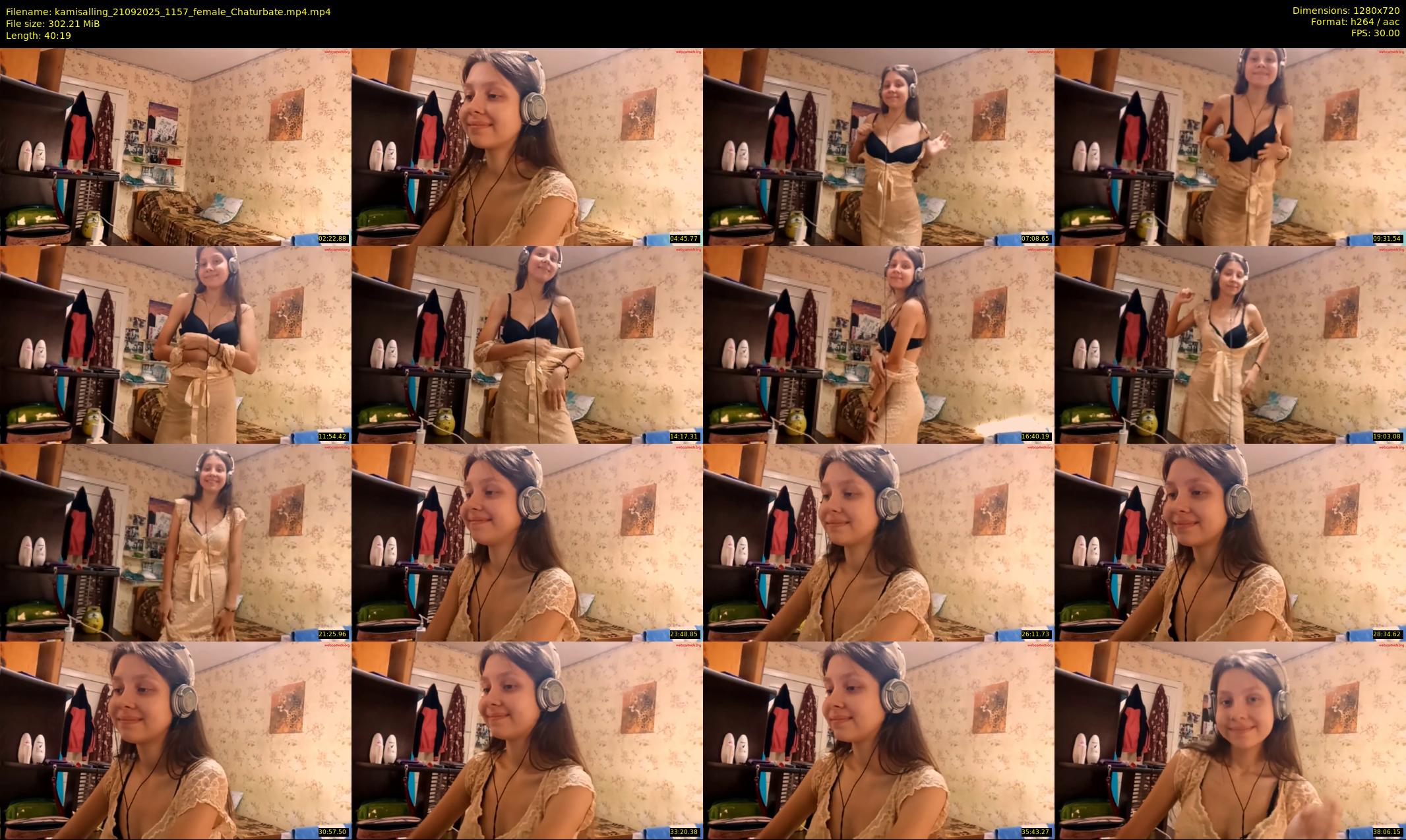 kamisalling — 41 minute Chaturbate female cam show recording, 720p, Sep 21, 2025
