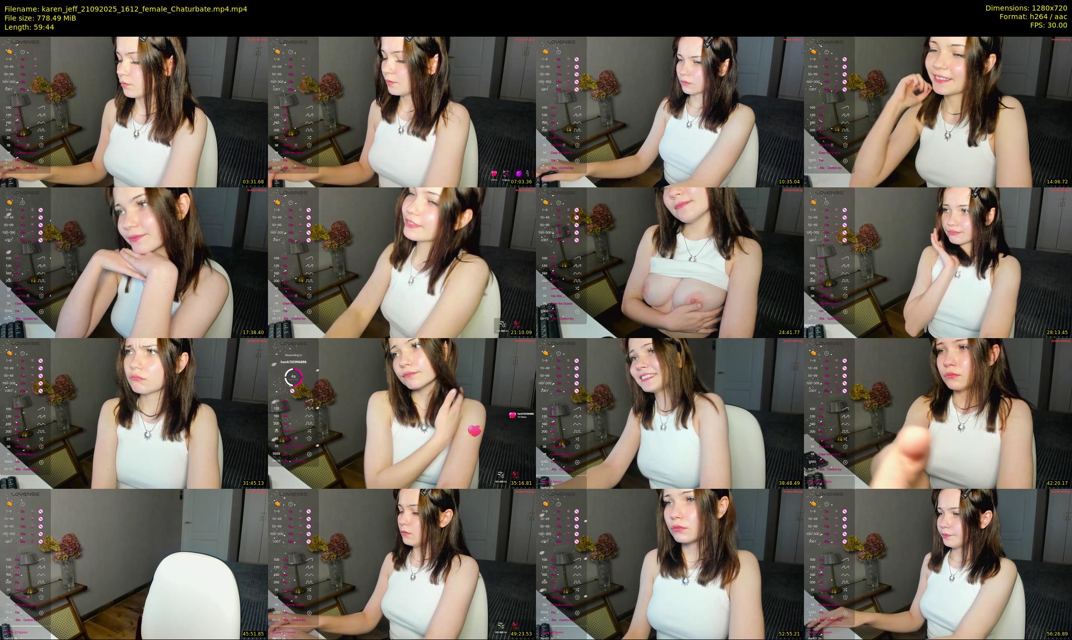 karen_jeff — 60 minute Chaturbate female cam show recording, 720p, Sep 21, 2025