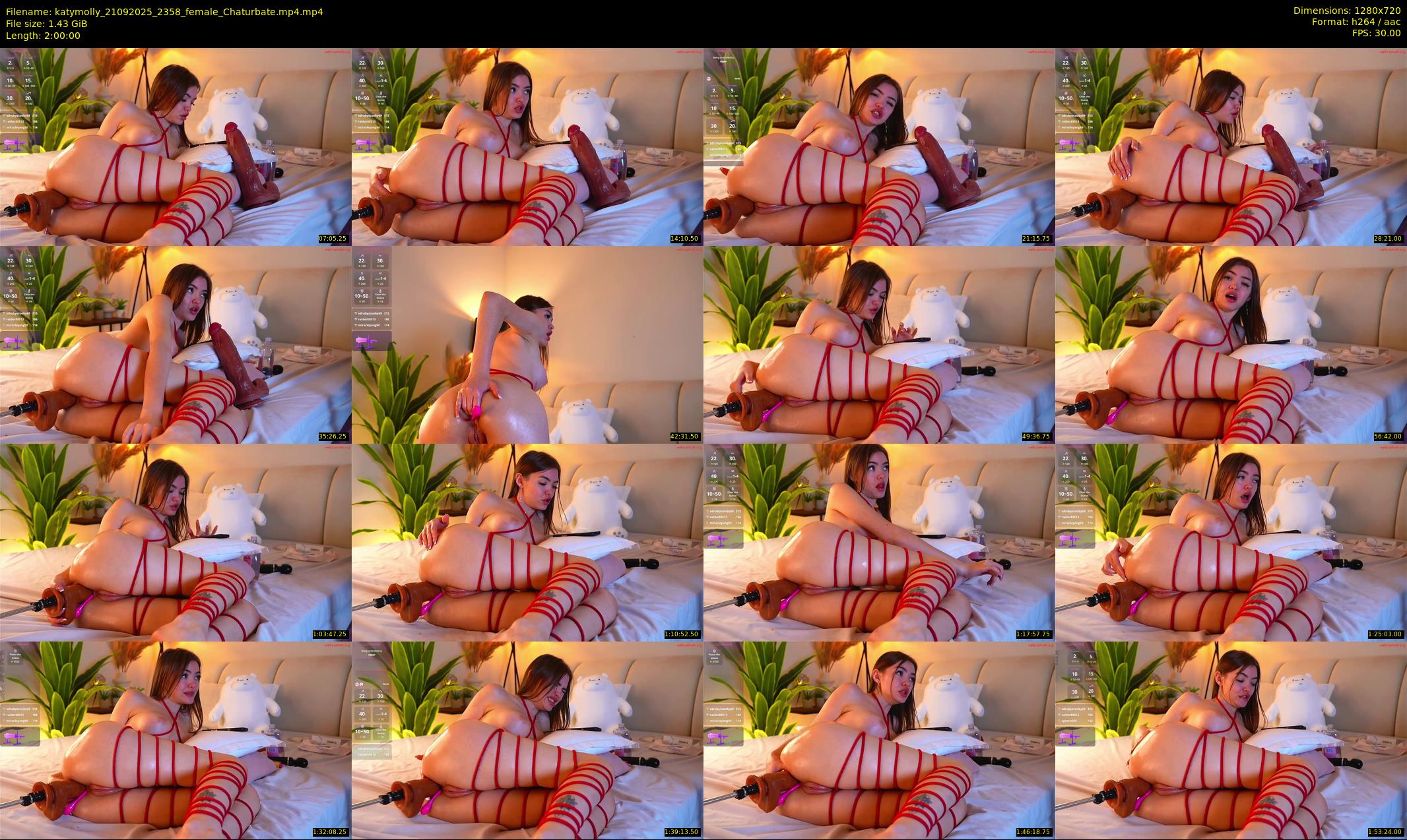 katymolly — 120 minute Chaturbate female cam show recording, 720p, Sep 21, 2025