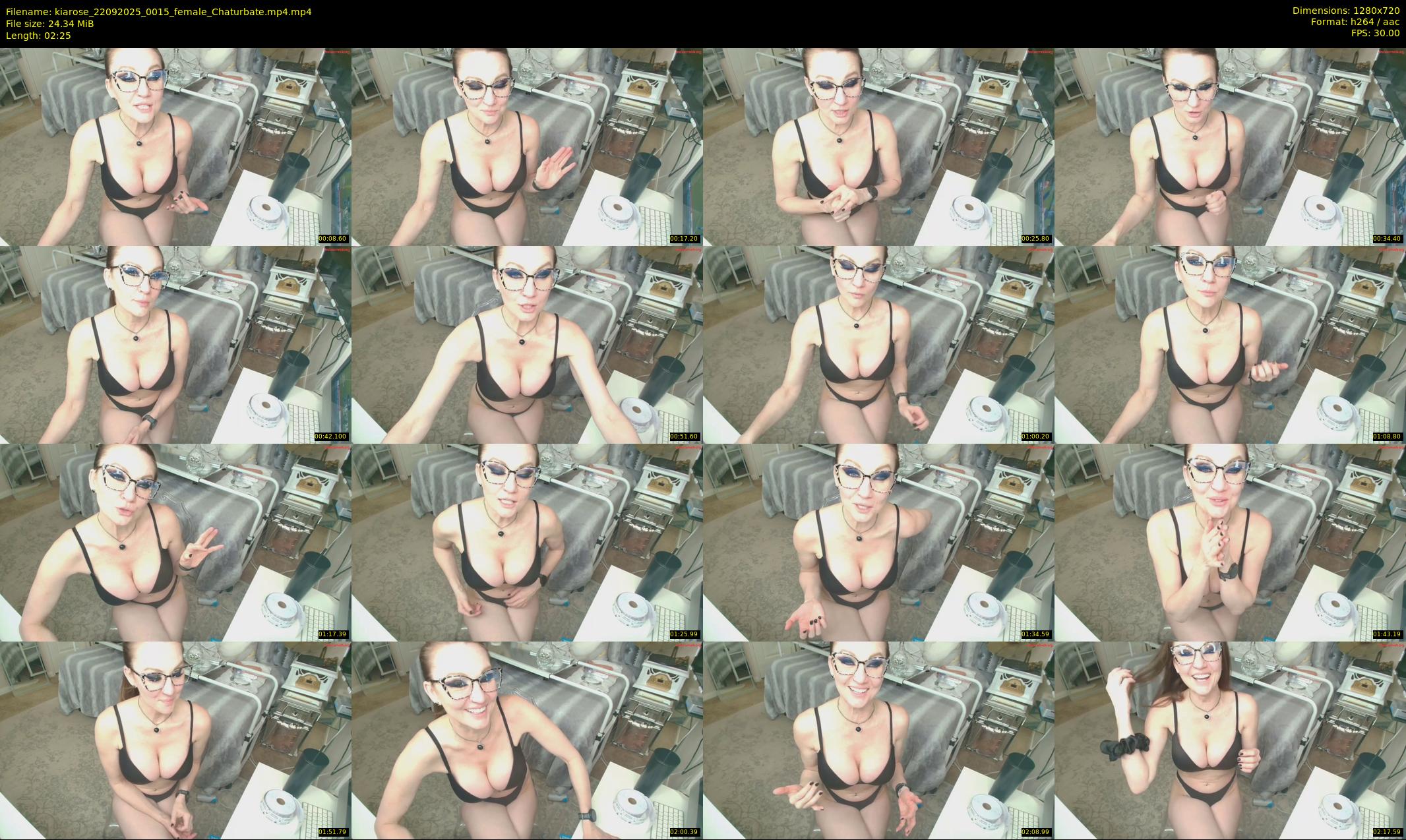 kiarose — 3 minute Chaturbate female cam show recording, 720p, Sep 22, 2025
