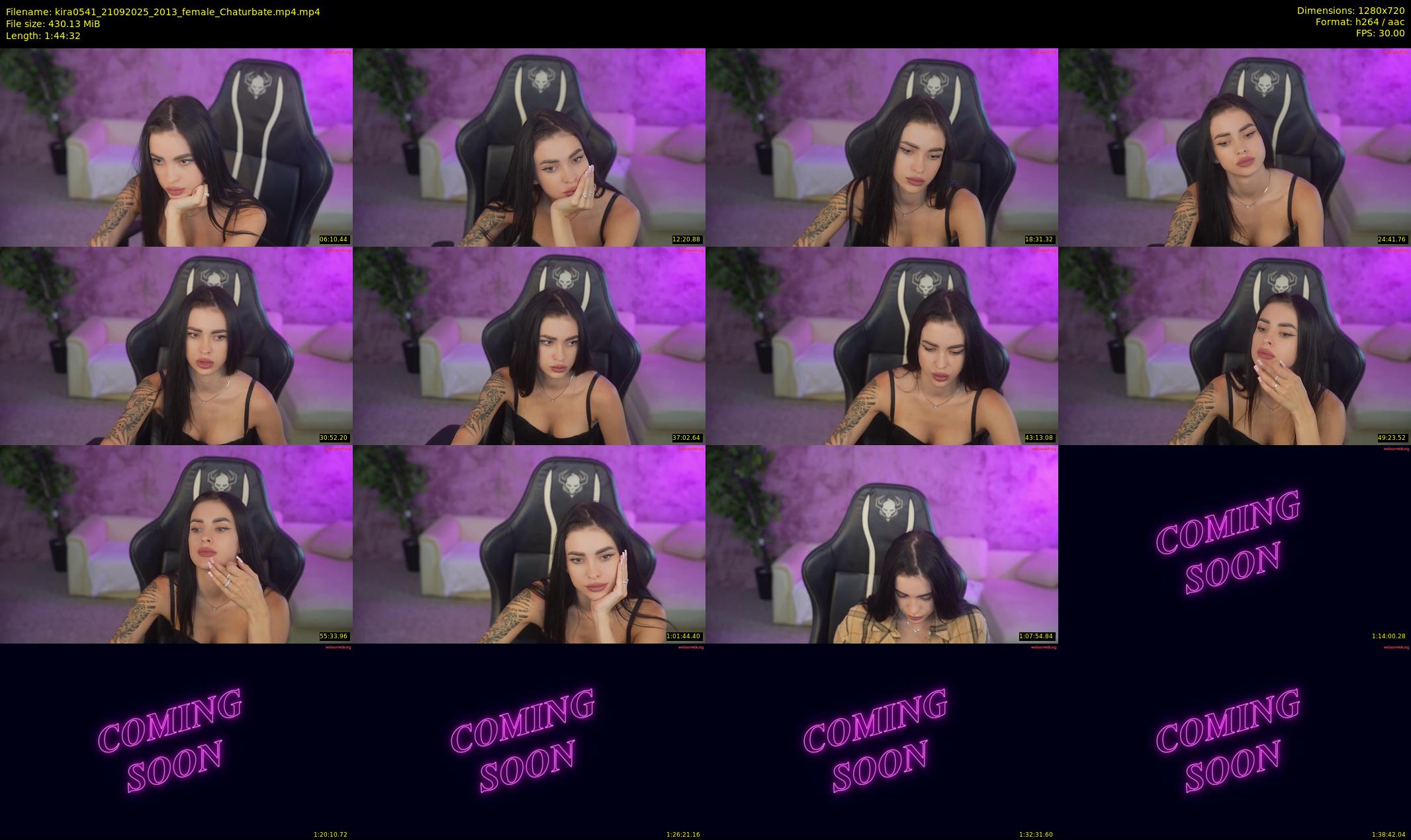 kira0541 — 105 minute Chaturbate couple cam show recording, 720p, Sep 21, 2025