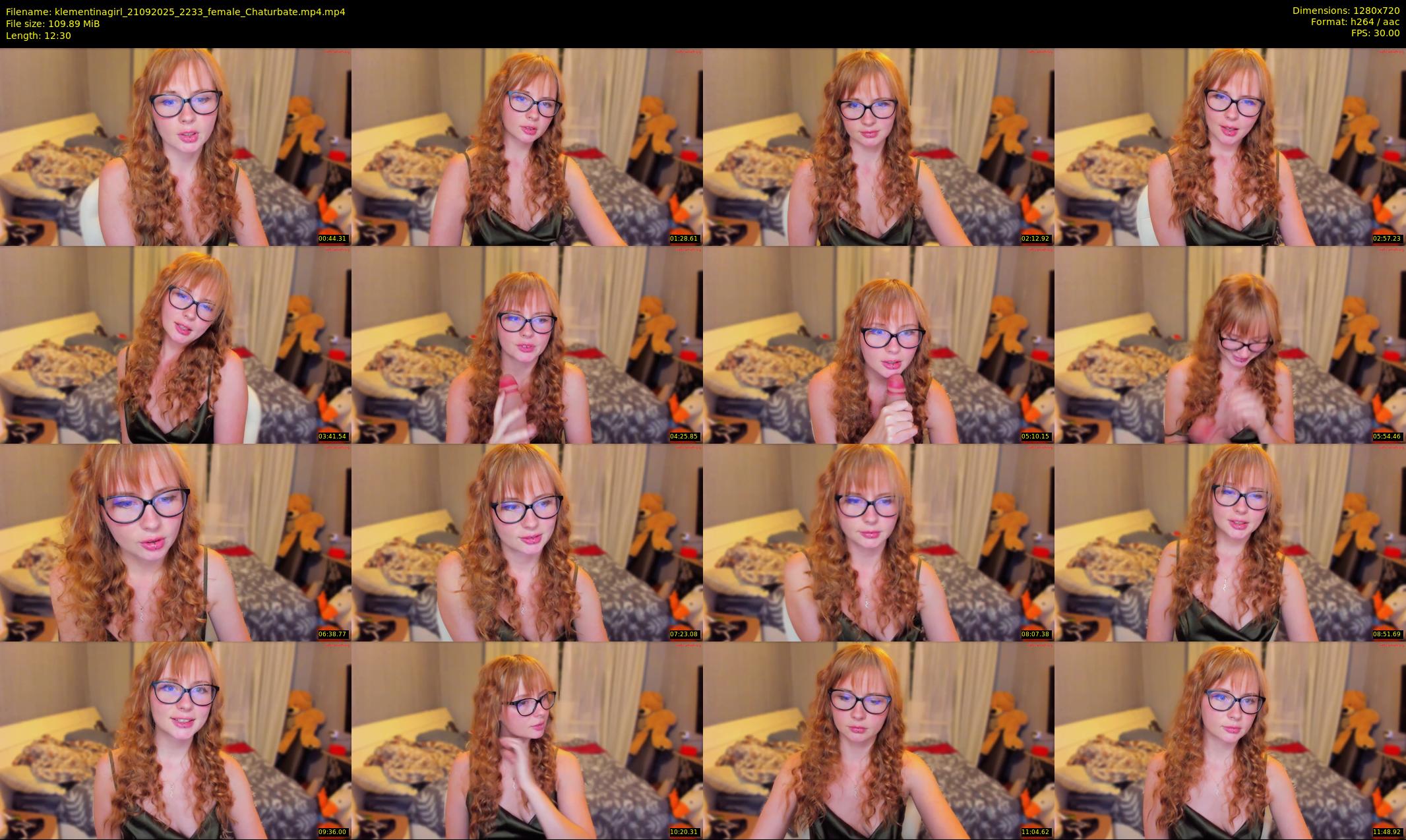 klementinagirl — 13 minute Chaturbate female cam show recording, 720p, Sep 21, 2025