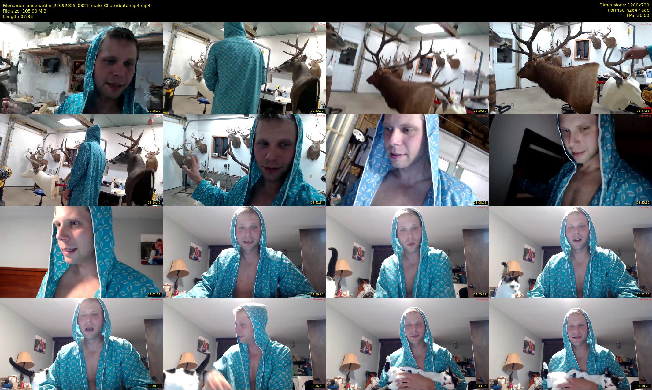 lancehardin — 8 minute Chaturbate male cam show recording, 720p, Sep 22, 2025