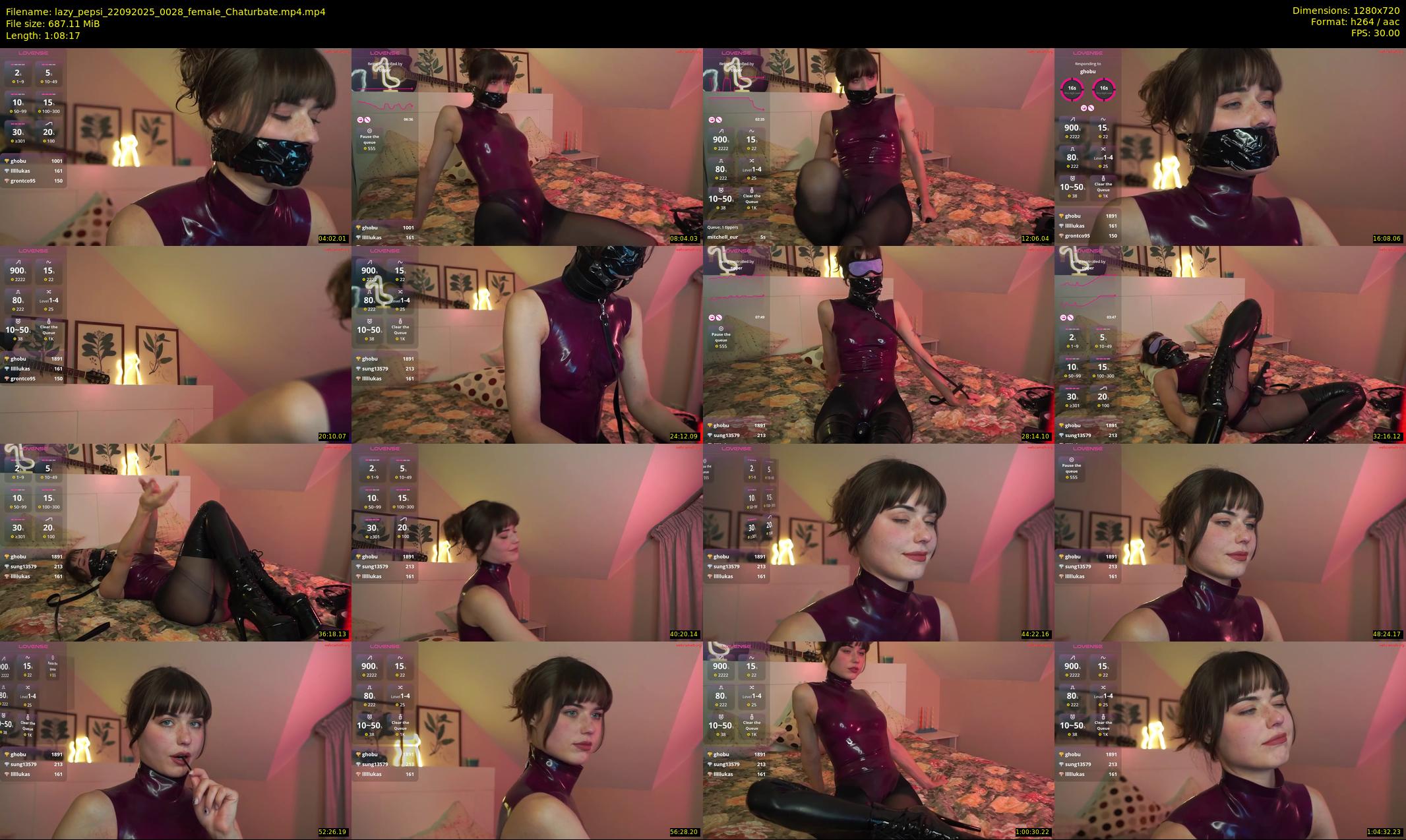 lazy_pepsi — 69 minute Chaturbate female cam show recording, 720p, Sep 22, 2025