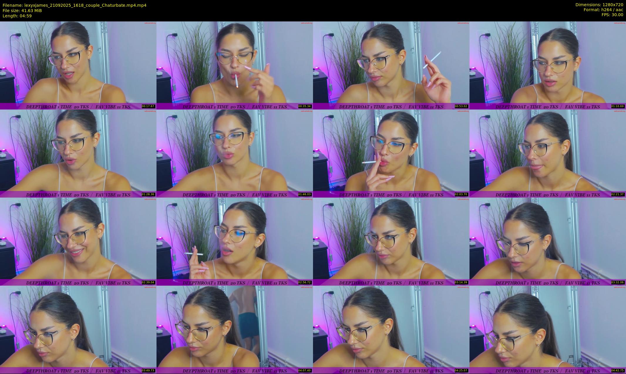 lexyxjames — 5 minute Chaturbate couple cam show recording, 720p, Sep 21, 2025
