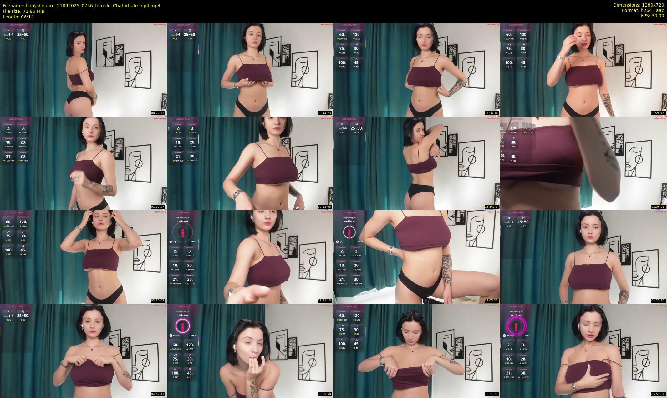 libbyshepard — 7 minute Chaturbate female cam show recording, 720p, Sep 21, 2025