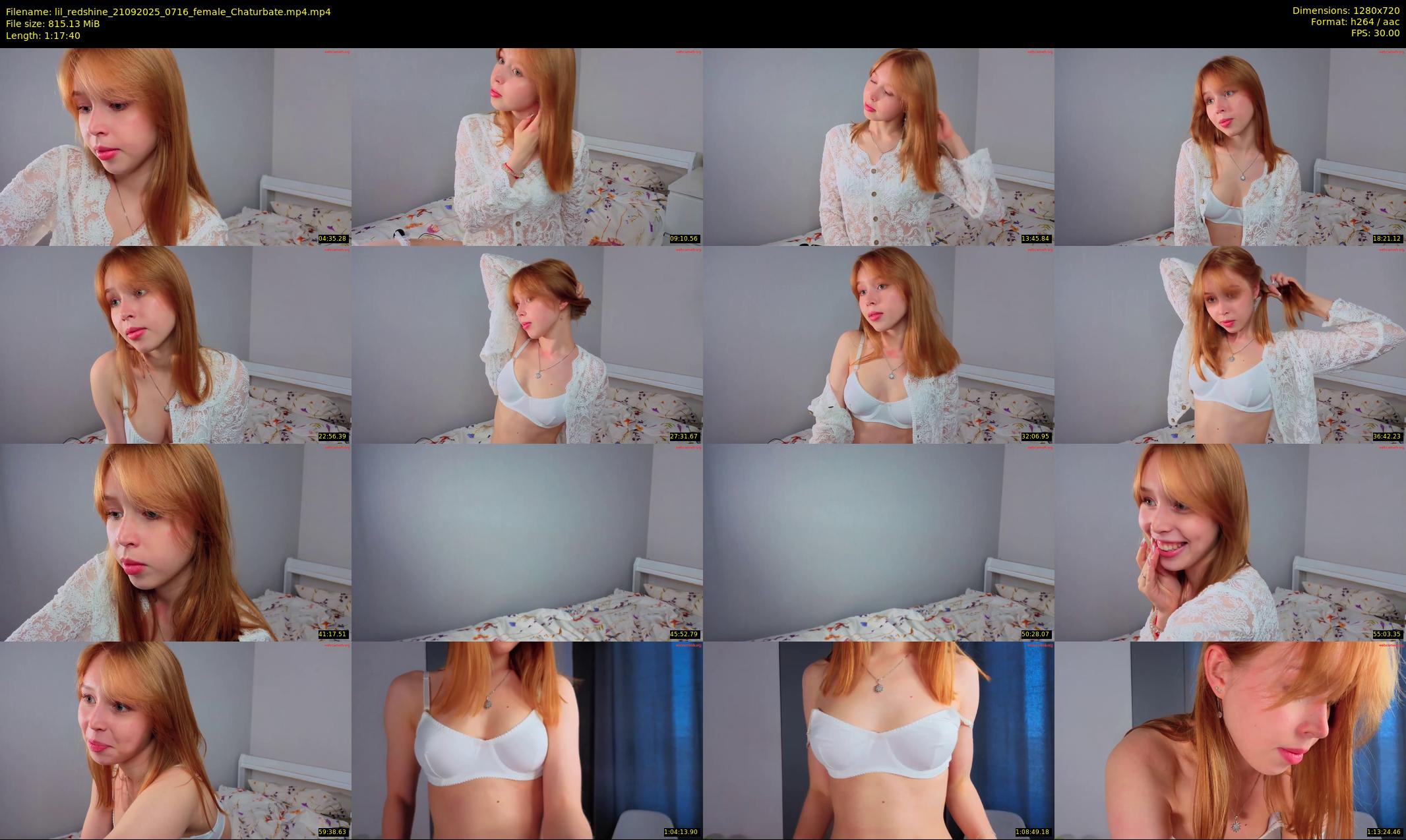 lil_redshine — 78 minute Chaturbate female cam show recording, 720p, Sep 21, 2025