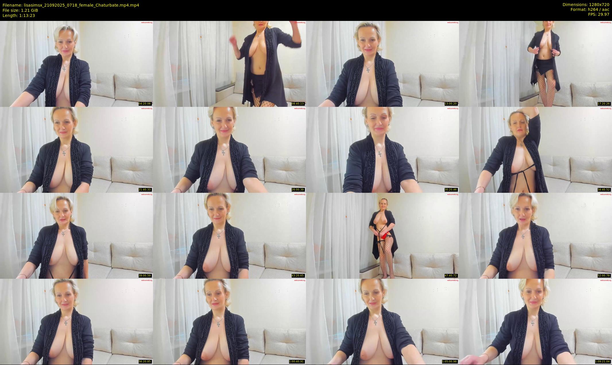 lisasimsx — 74 minute Chaturbate female cam show recording, 720p, Sep 21, 2025