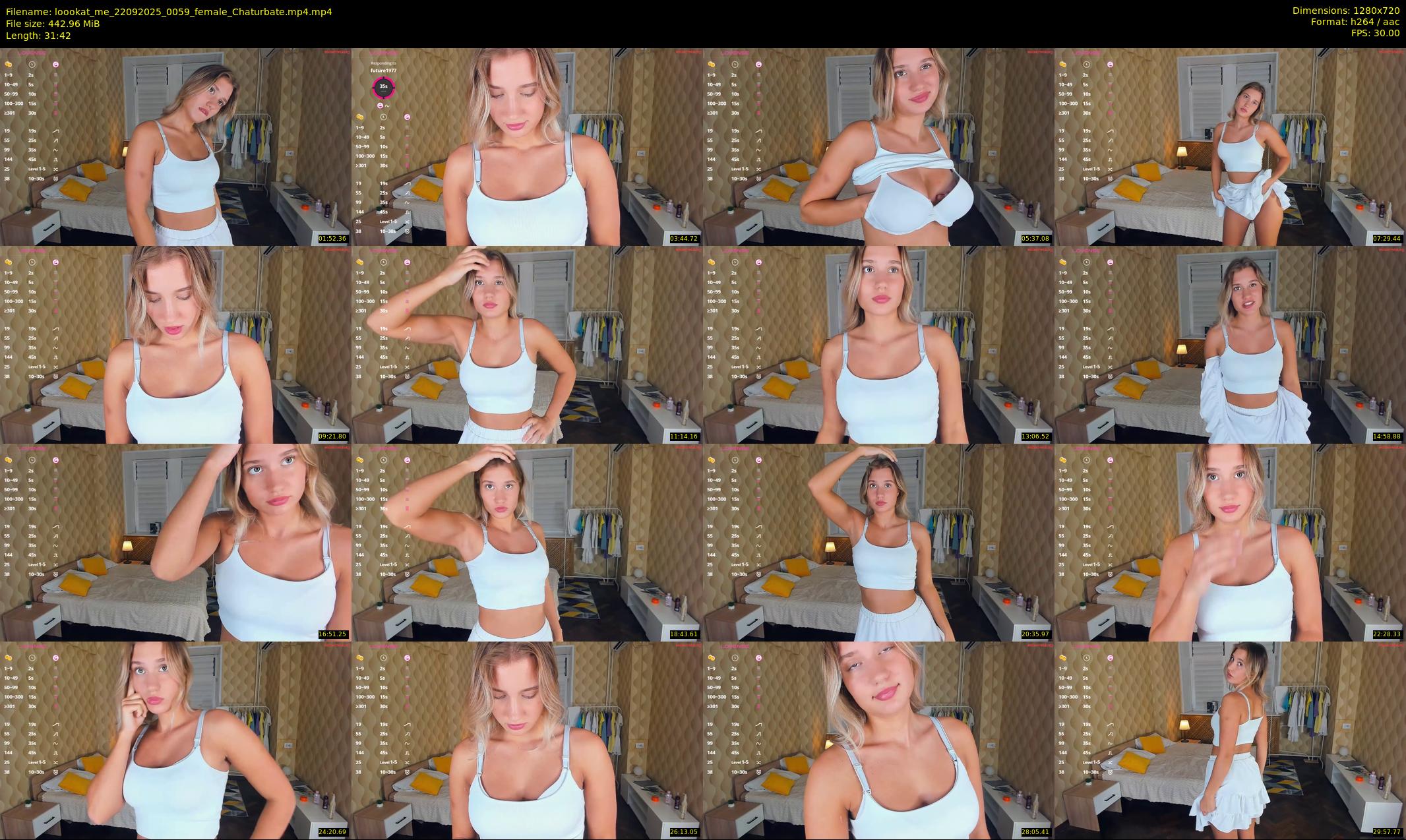 loookat_me — 32 minute Chaturbate female cam show recording, 720p, Sep 22, 2025