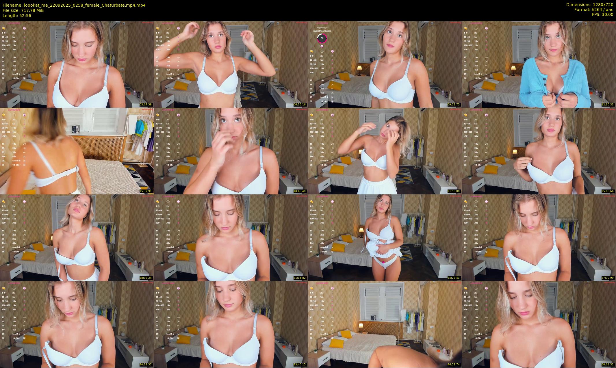 loookat_me — 53 minute Chaturbate female cam show recording, 720p, Sep 22, 2025