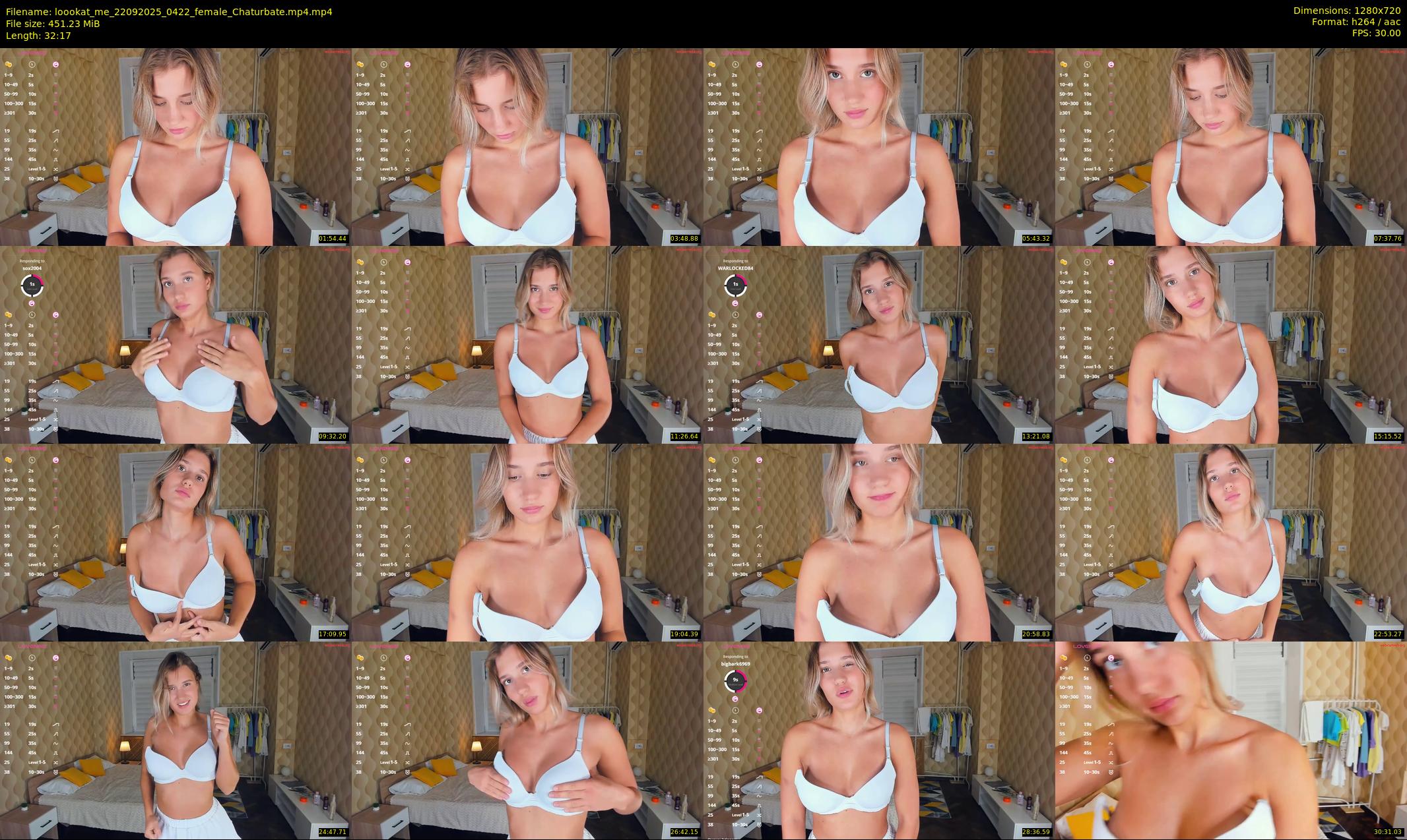 loookat_me — 33 minute Chaturbate female cam show recording, 720p, Sep 22, 2025