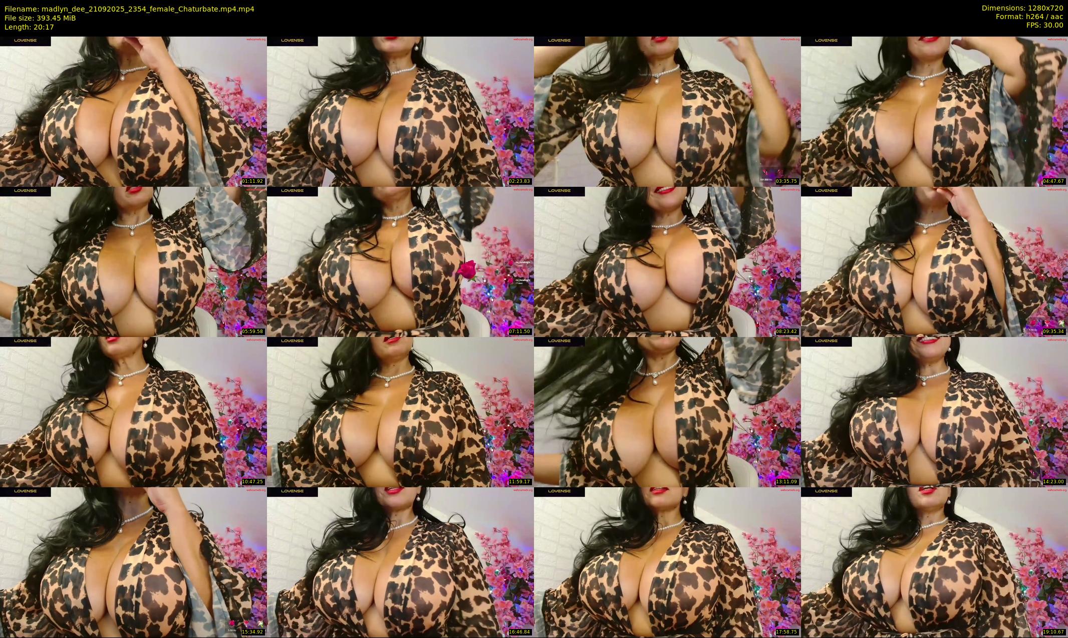 madlyn_dee — 21 minute Chaturbate female cam show recording, 720p, Sep 21, 2025