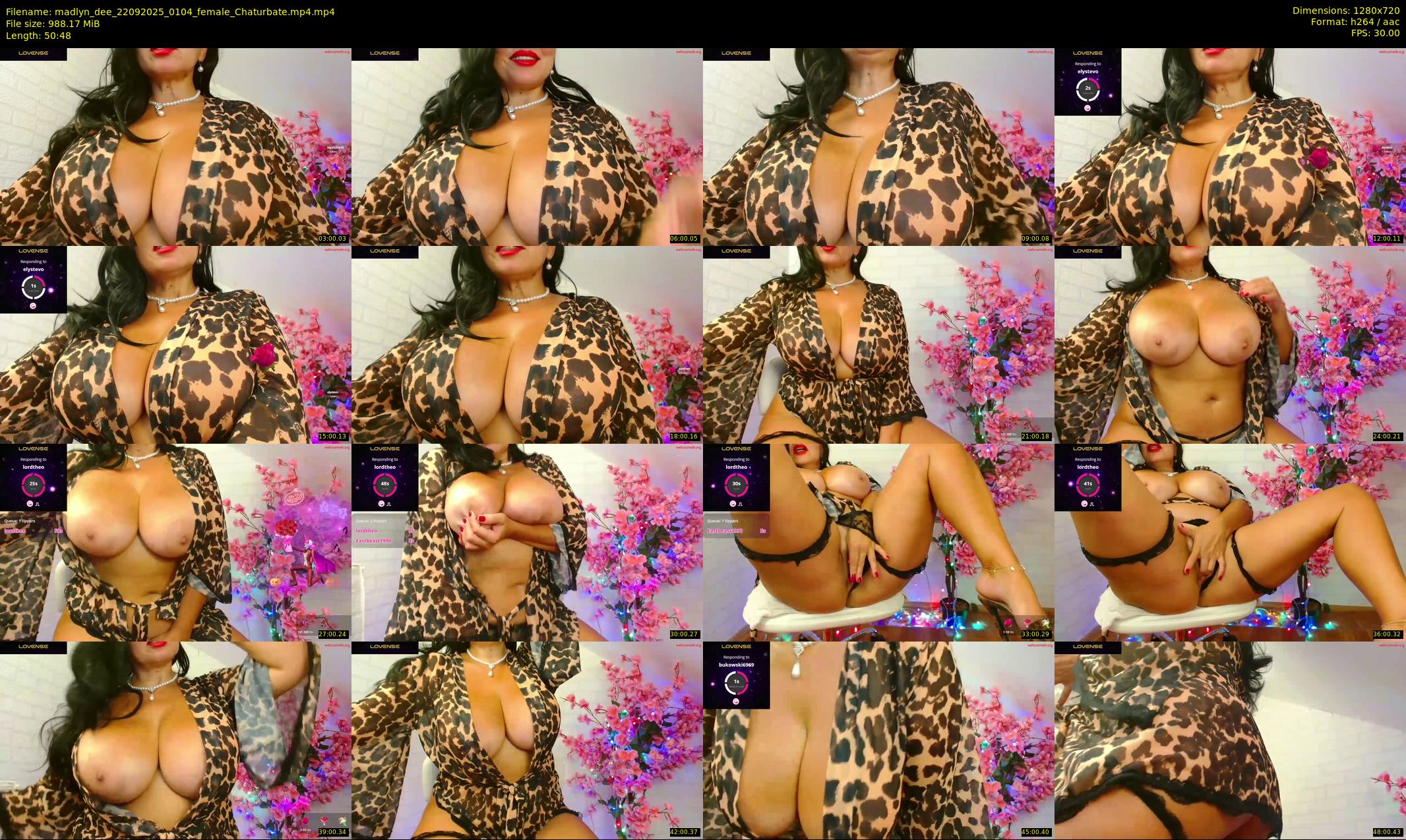 madlyn_dee — 51 minute Chaturbate female cam show recording, 720p, Sep 22, 2025
